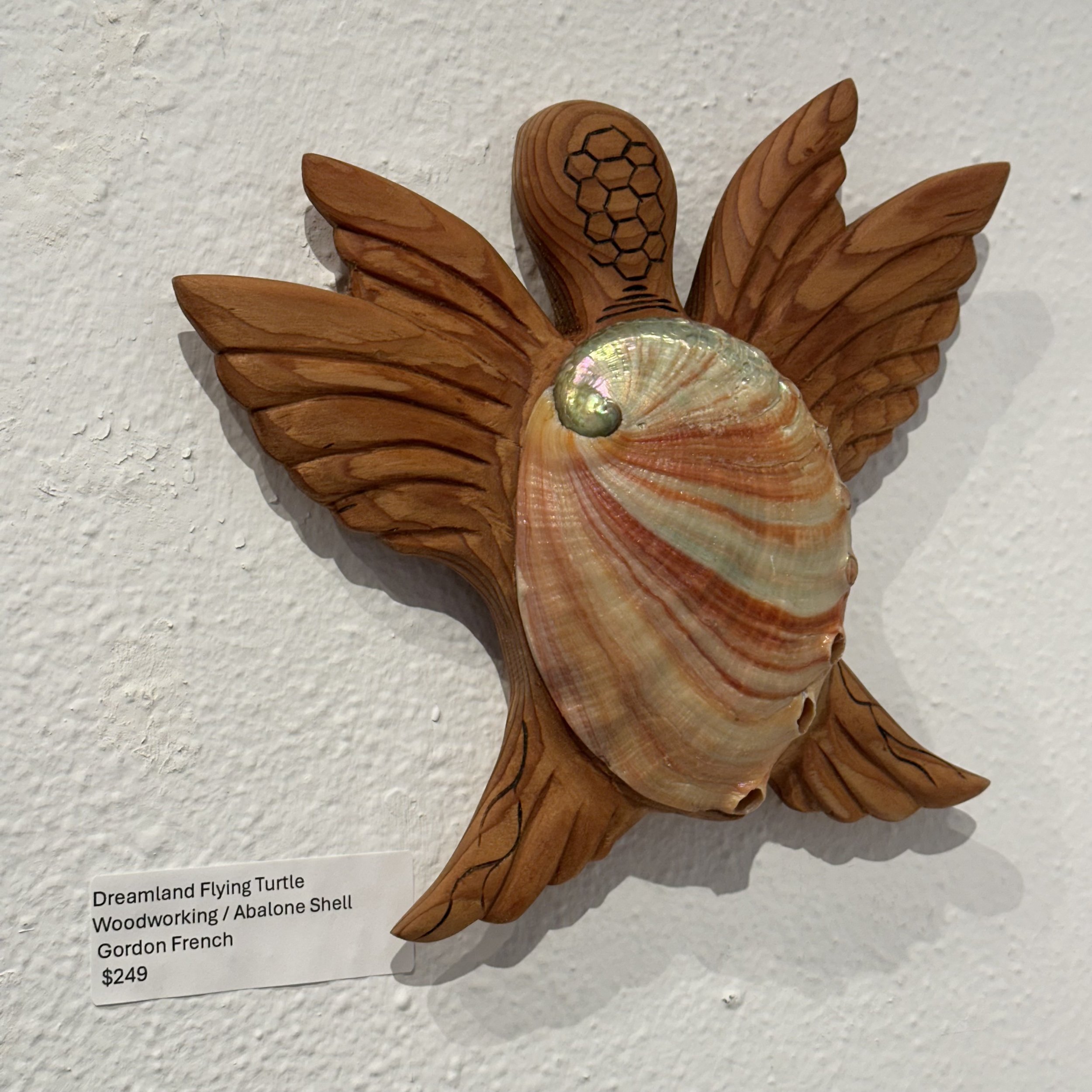 Gordon French - Dreamland Flying Turtle - Mixed Media - $249