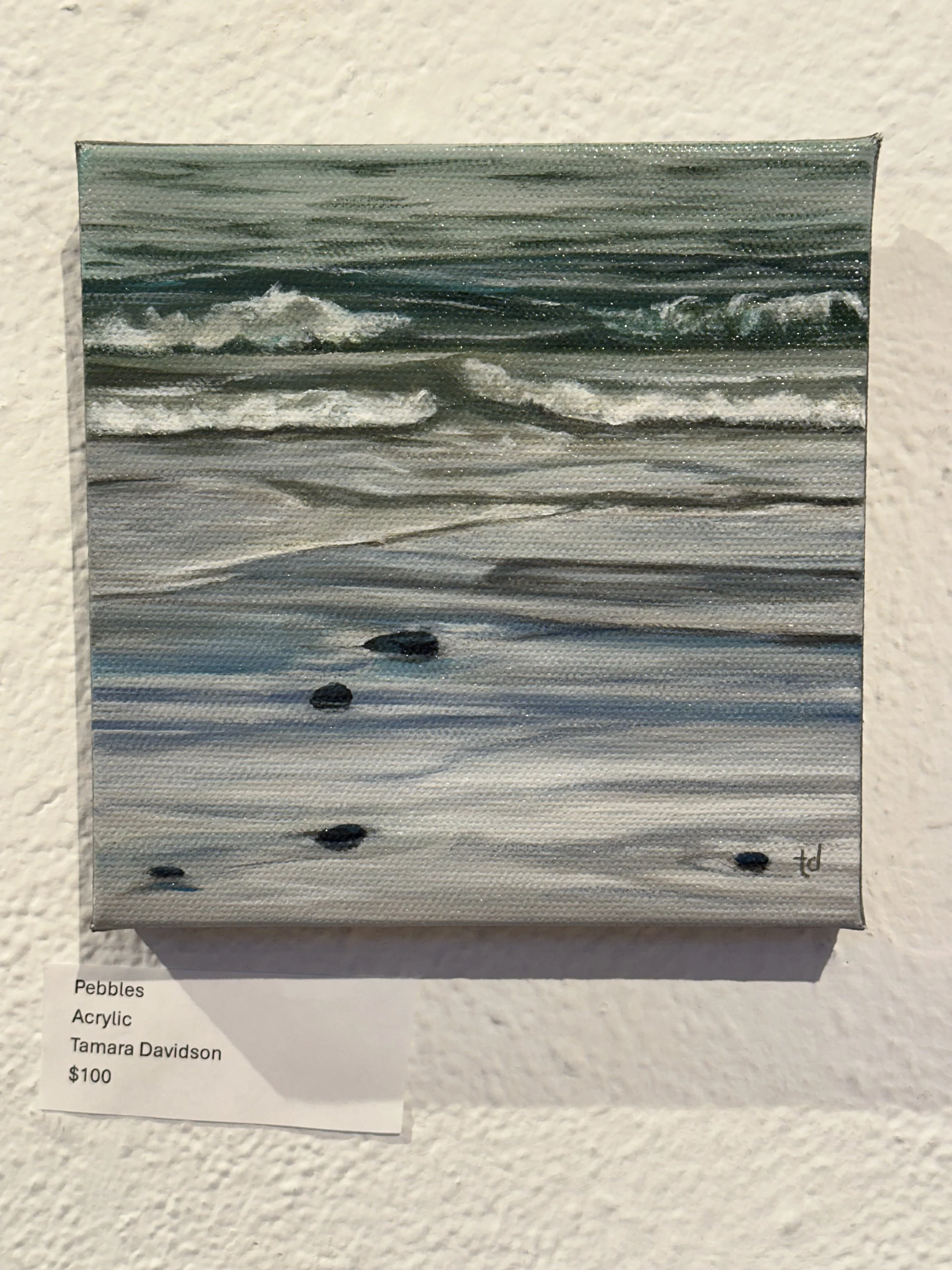Tamara Davison - Pebbles - Acrylic - $100