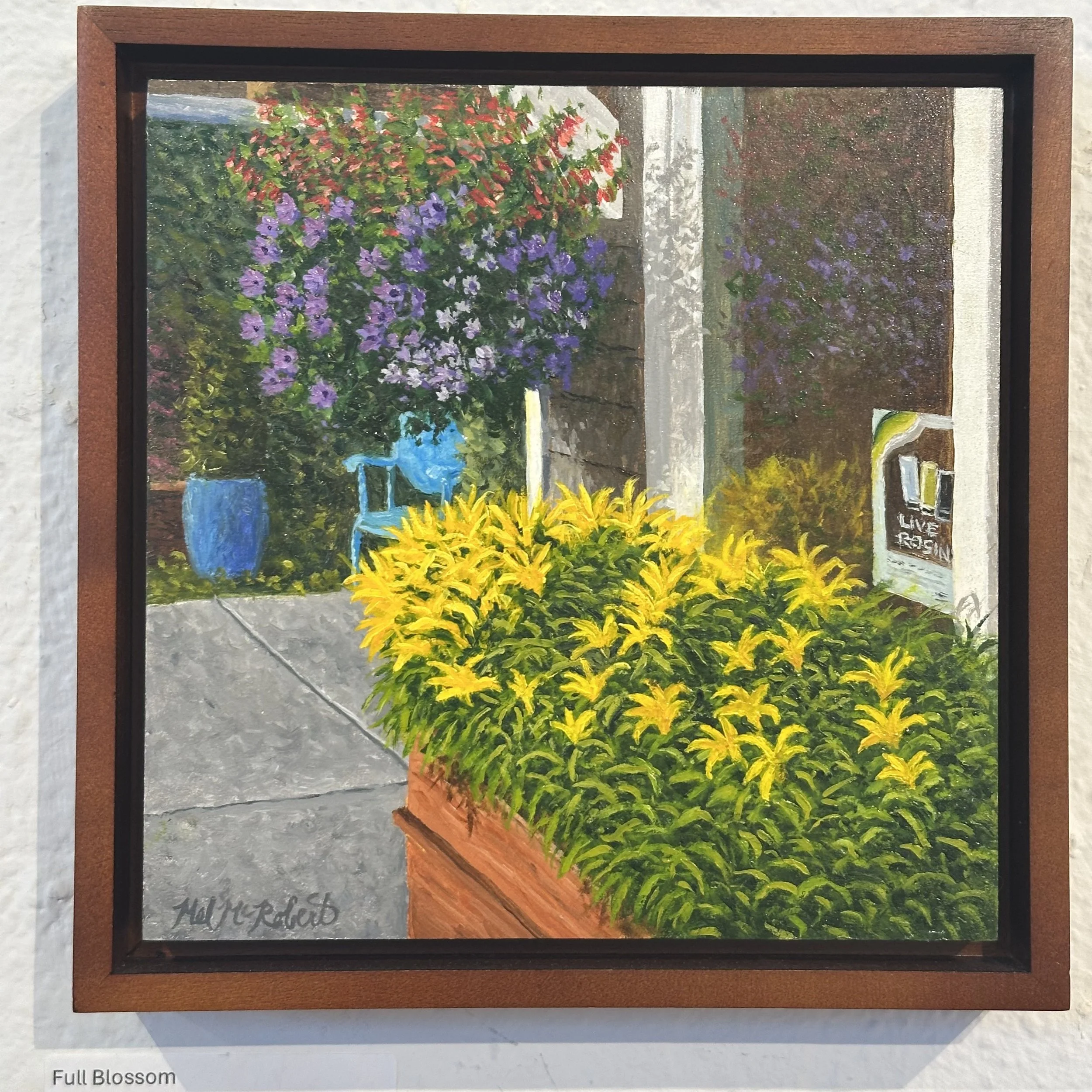 Mel McRobert - Full Blossom - Oil - $275