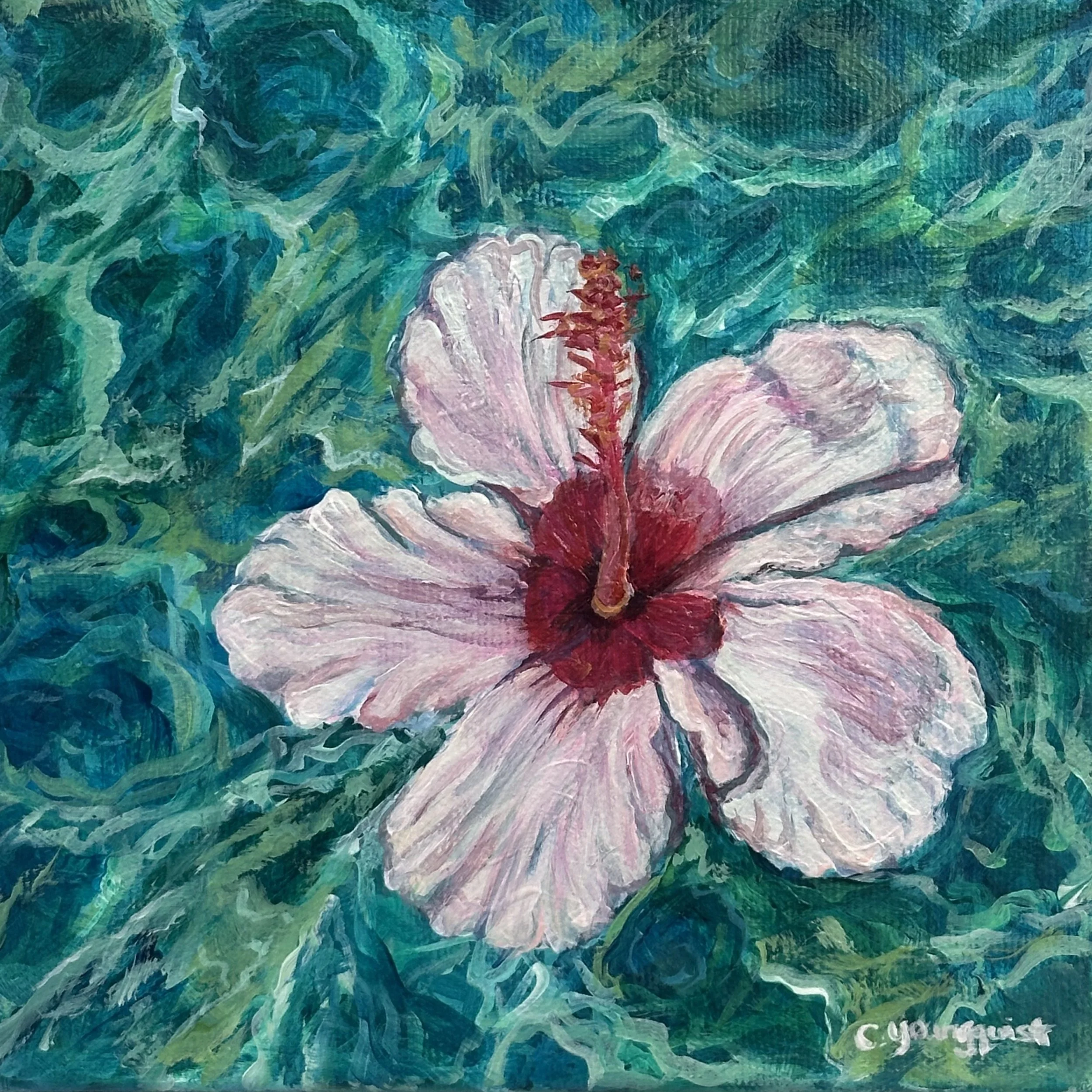 Camille Youngquist - Island Drift - Acrylic - $110