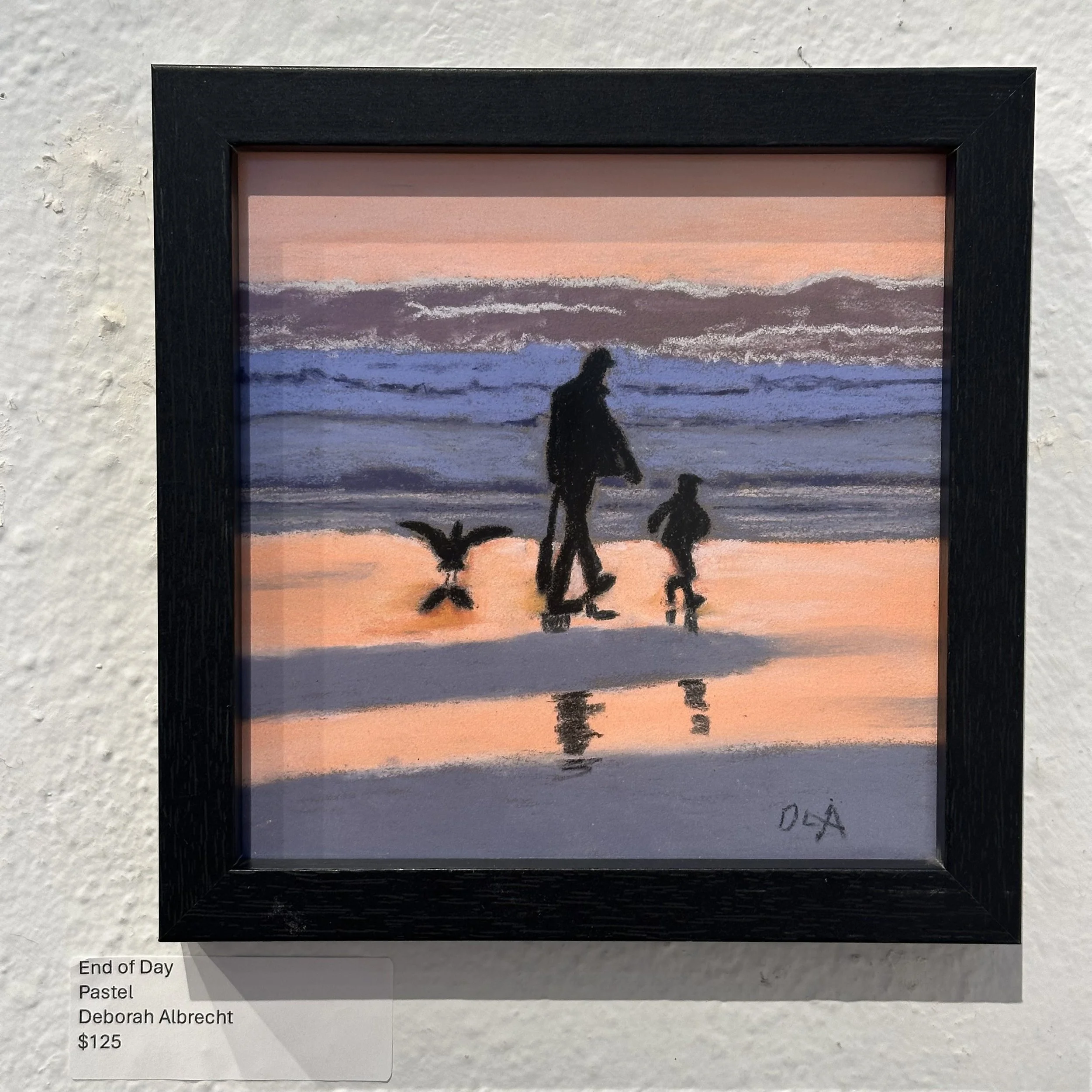 Deborah Albrecht - End of Day - Pastel - $125