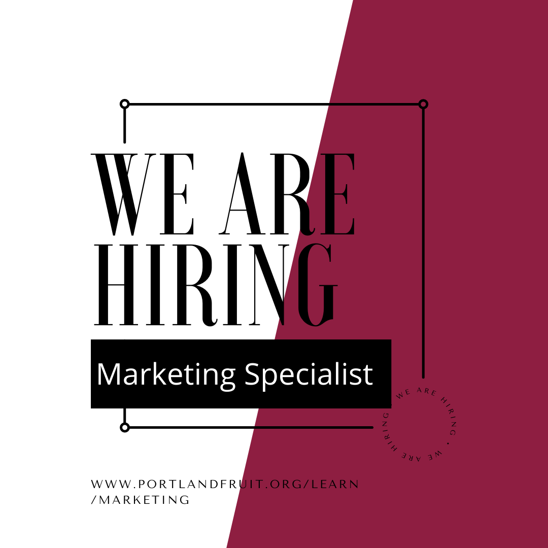 Now Hiring a Marketing Specialist! - Position Closed, currently interviewing