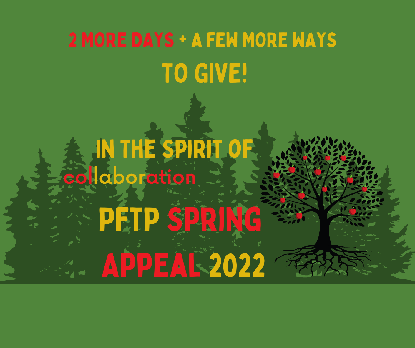 We're Nearly There! PFTP Spring Appeal Campaign Wraps Up This Week!