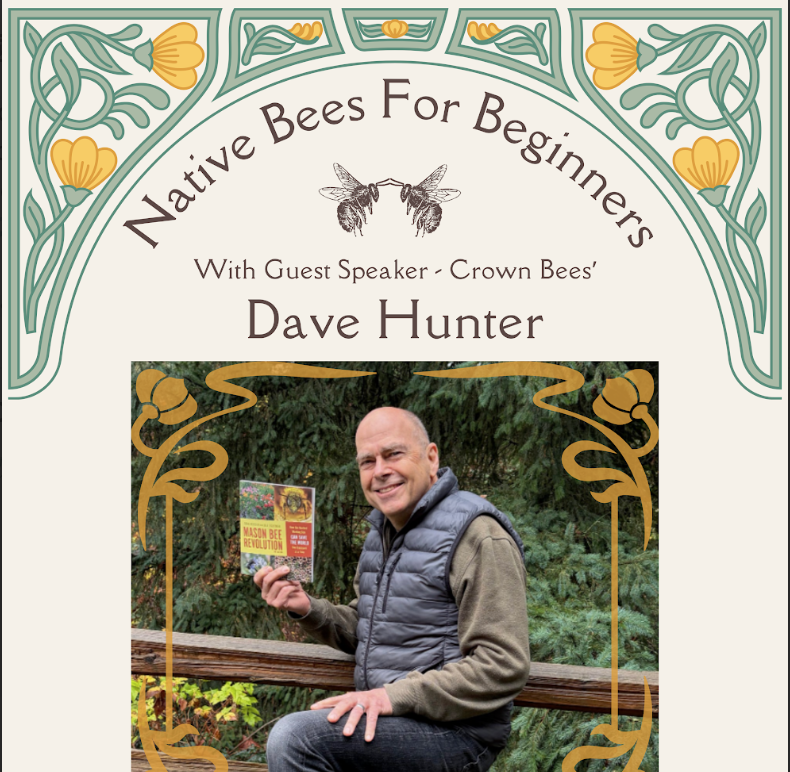 Native Bees for Beginners, and Book Signing Event!