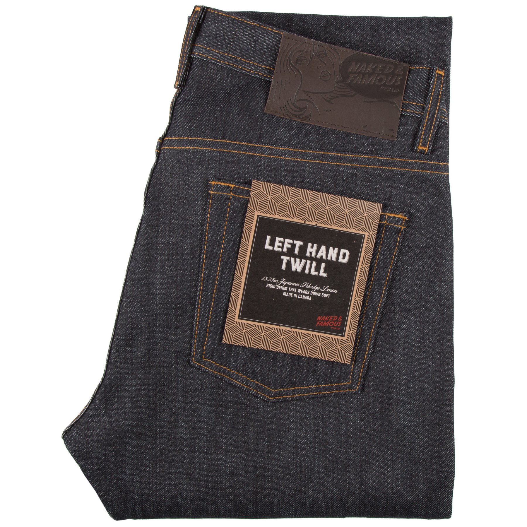  Left Hand Twill Selvedge Jeans Folded 