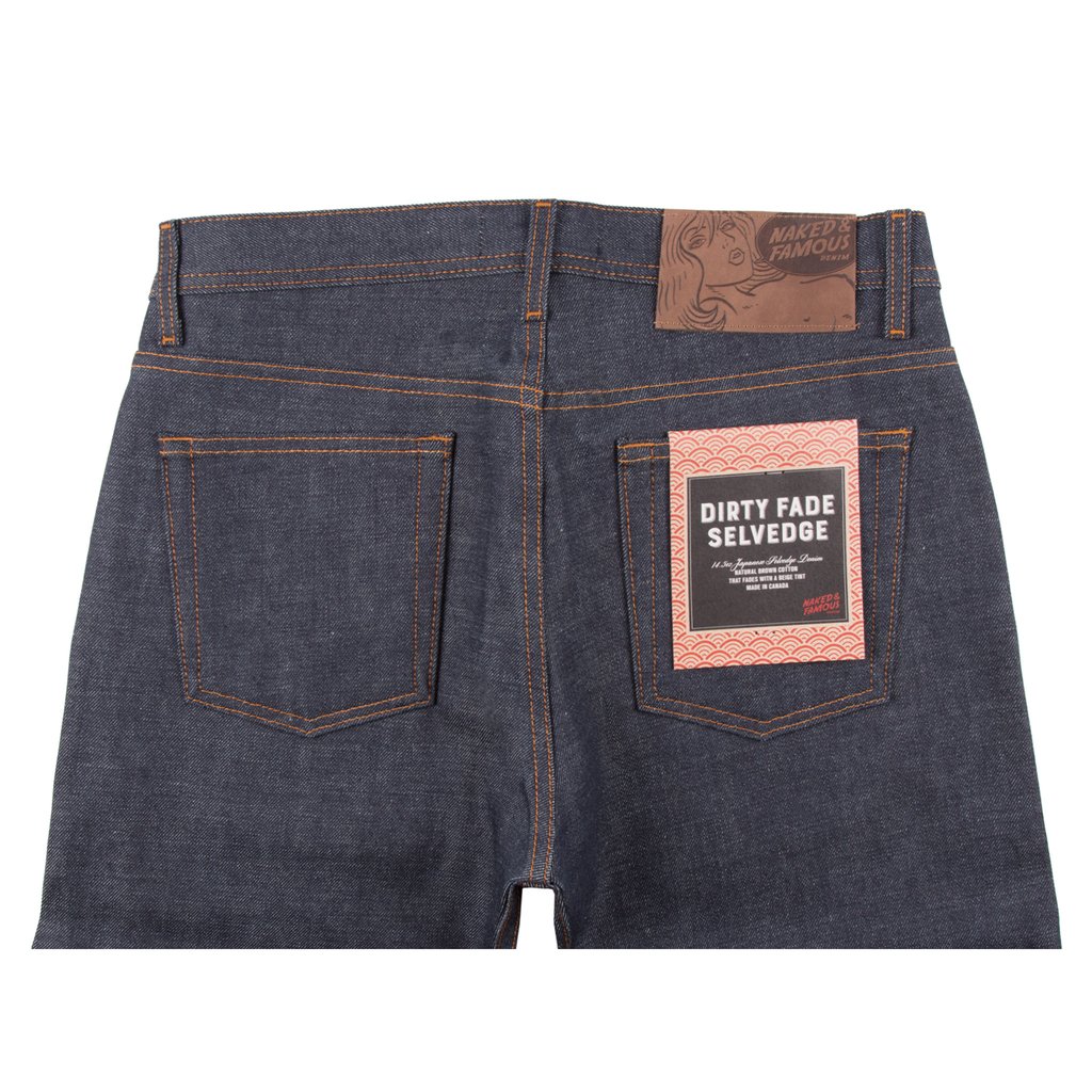  Dirty Fade Selvedge Jeans Back 