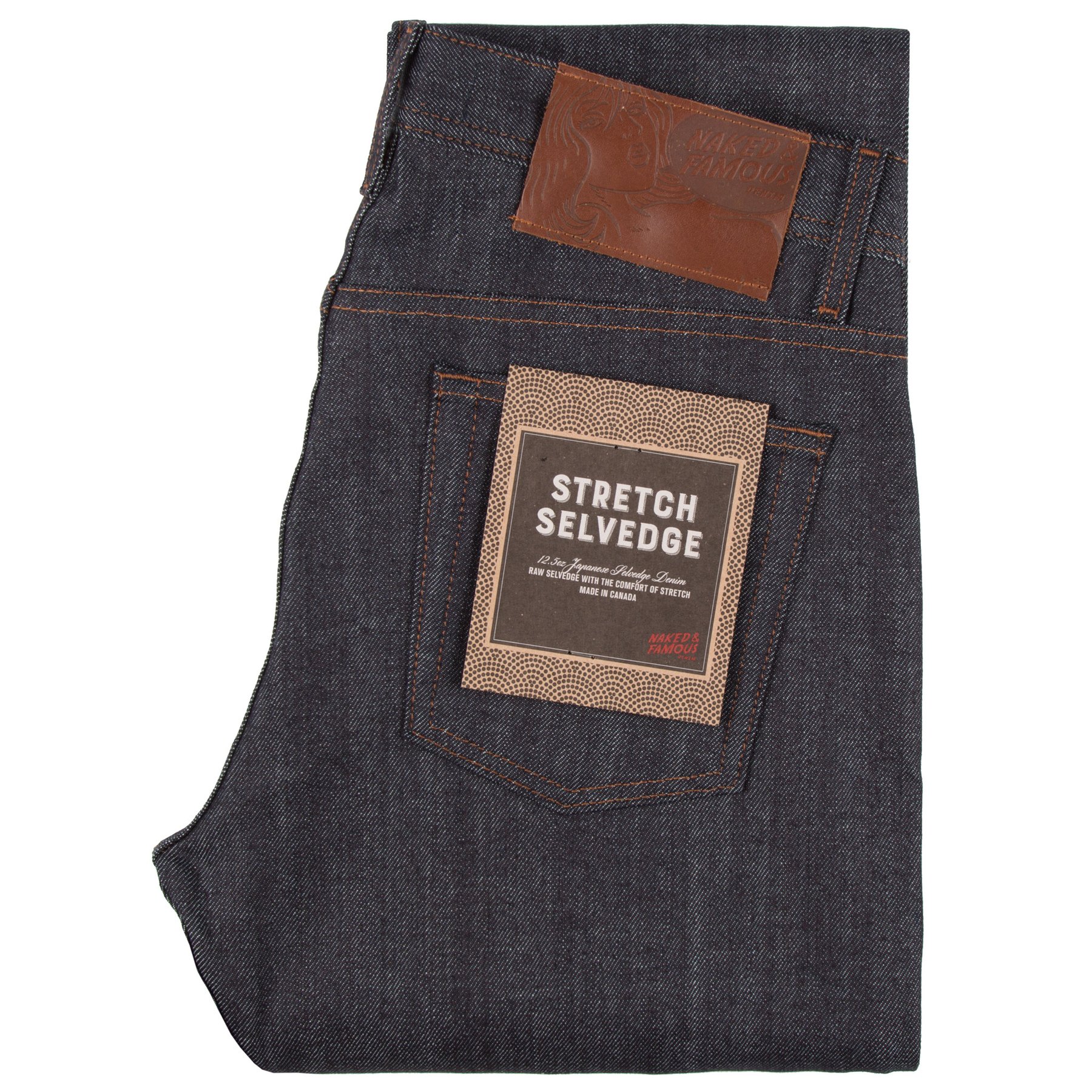  Stretch Selvedge Jeans Folded 