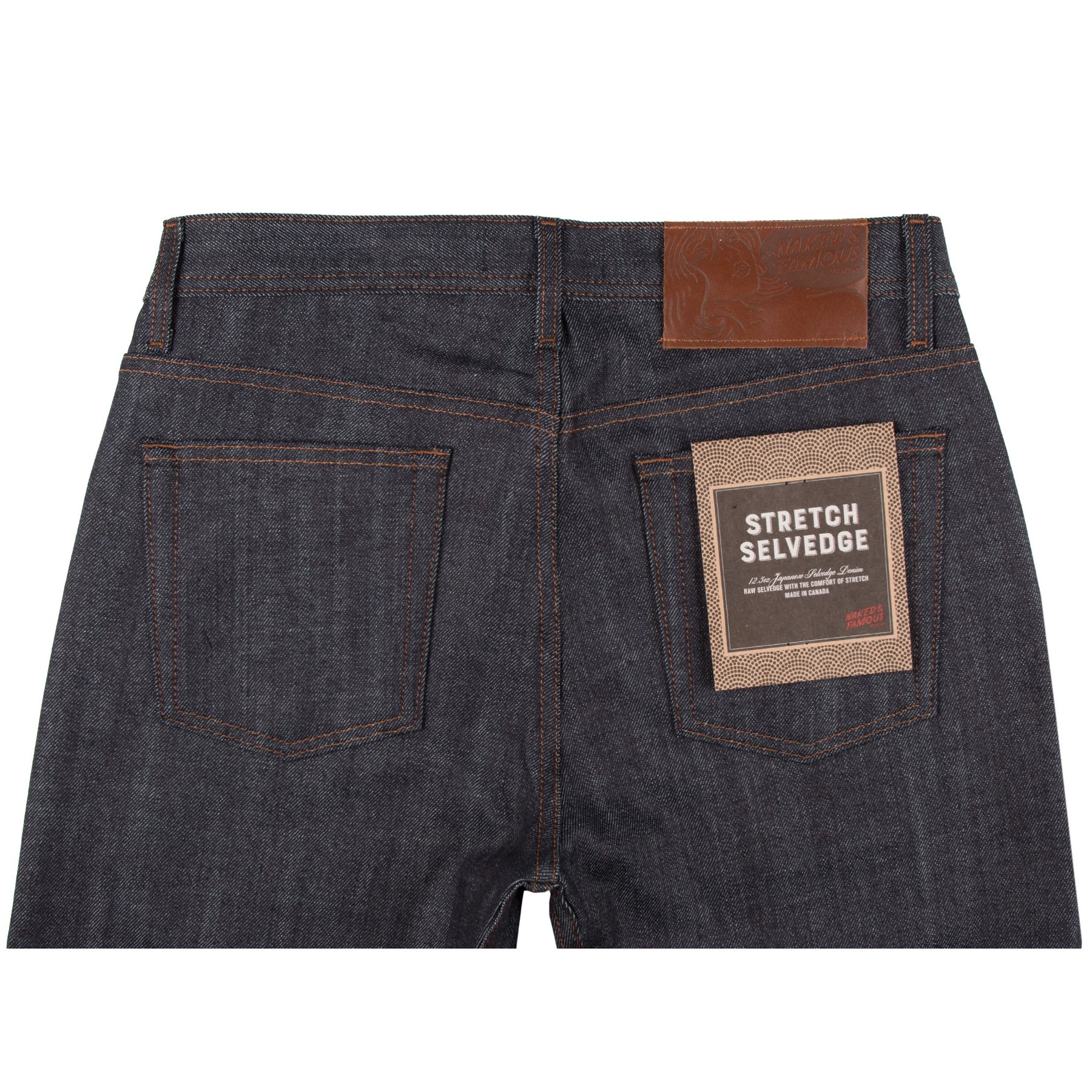  Stretch Selvedge Jeans Back 