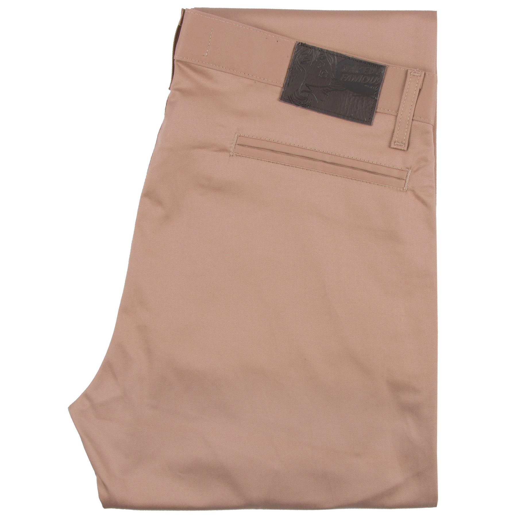  Beige Stretch Twill Slim Chino Folded 