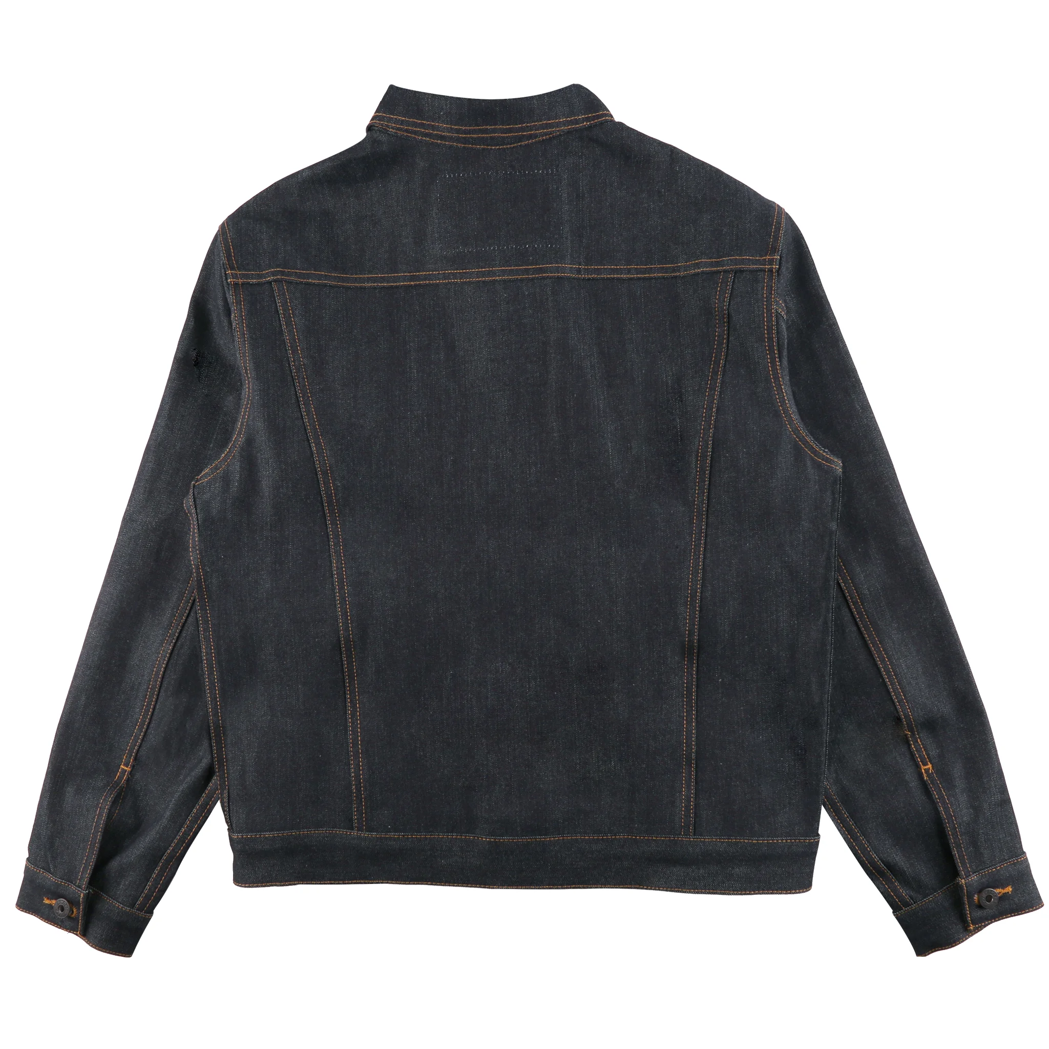 Guardian Selvedge Denim Jacket Back View