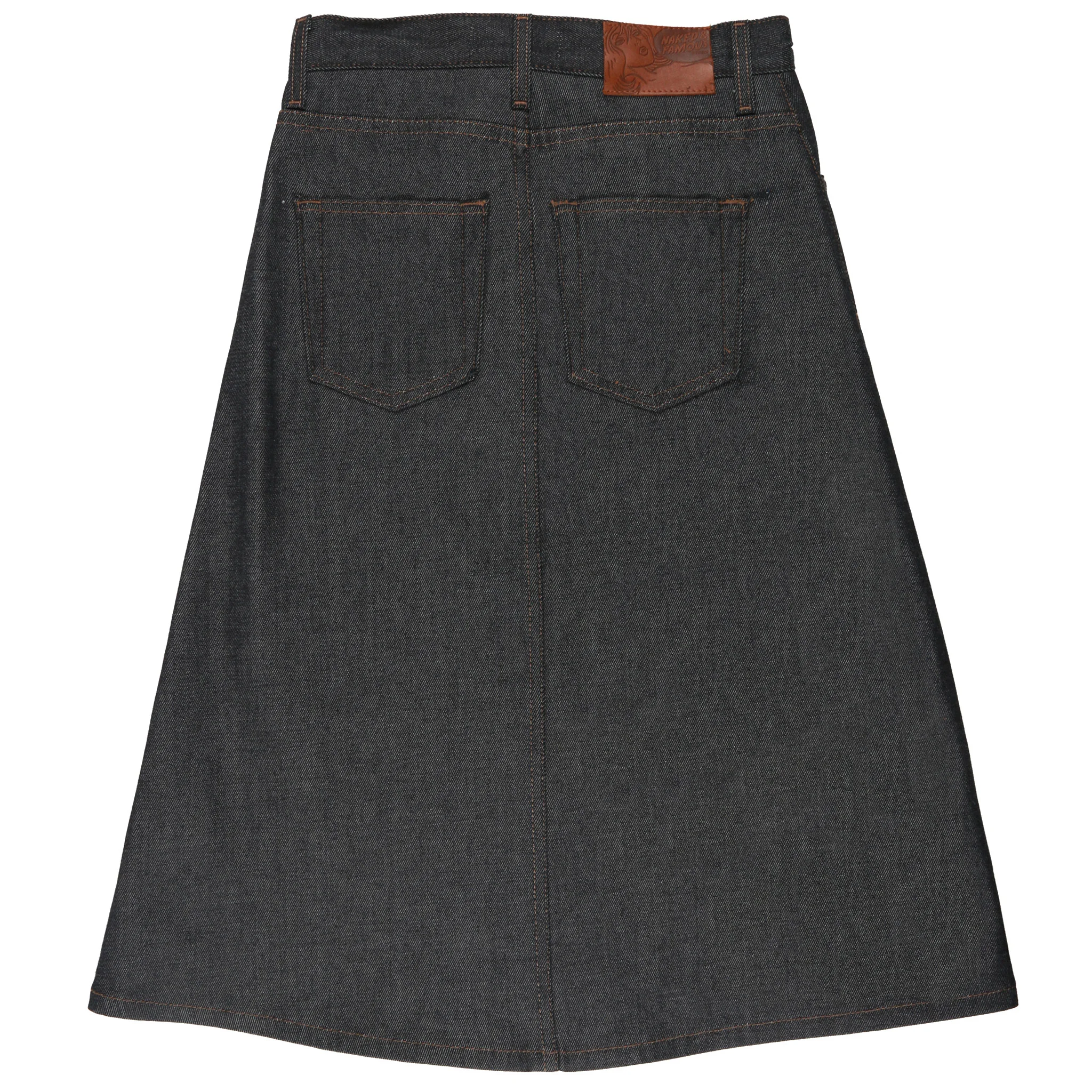 Women’s Denim Skirt Back View