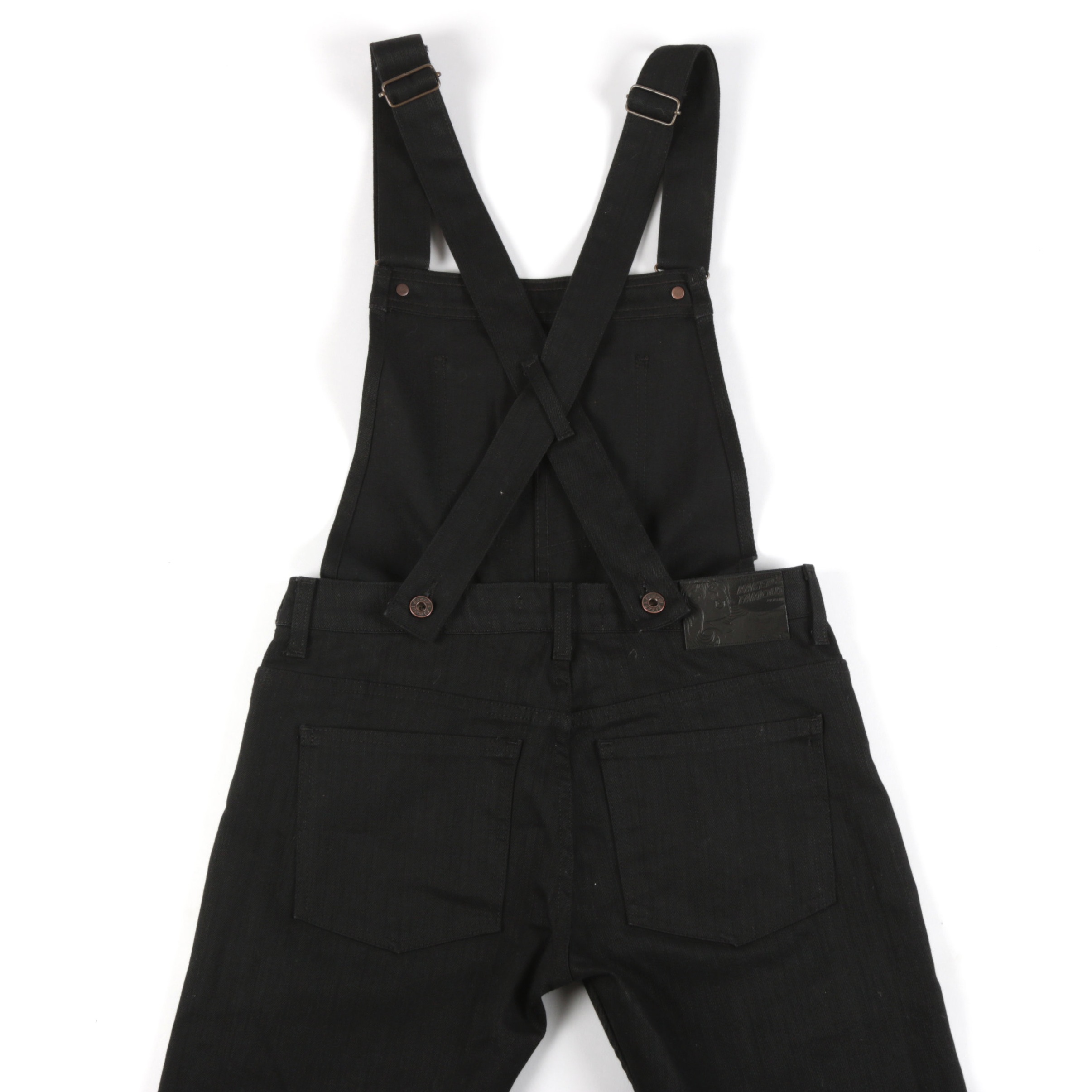  Women’s Overalls Black Power-Stretch Back View 