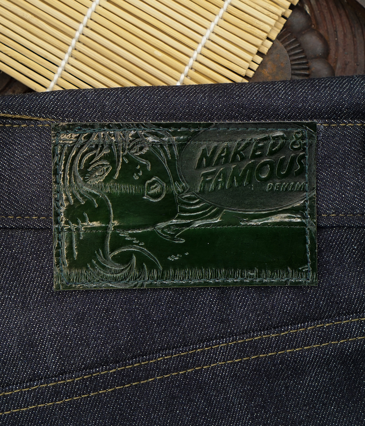 Eel Skin Leather Patch!