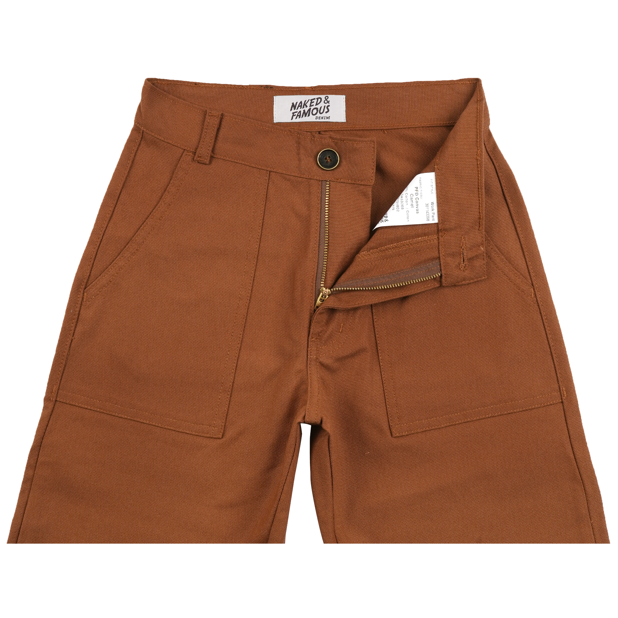  Women’s Fatigue Pant Brick Canvas - front 