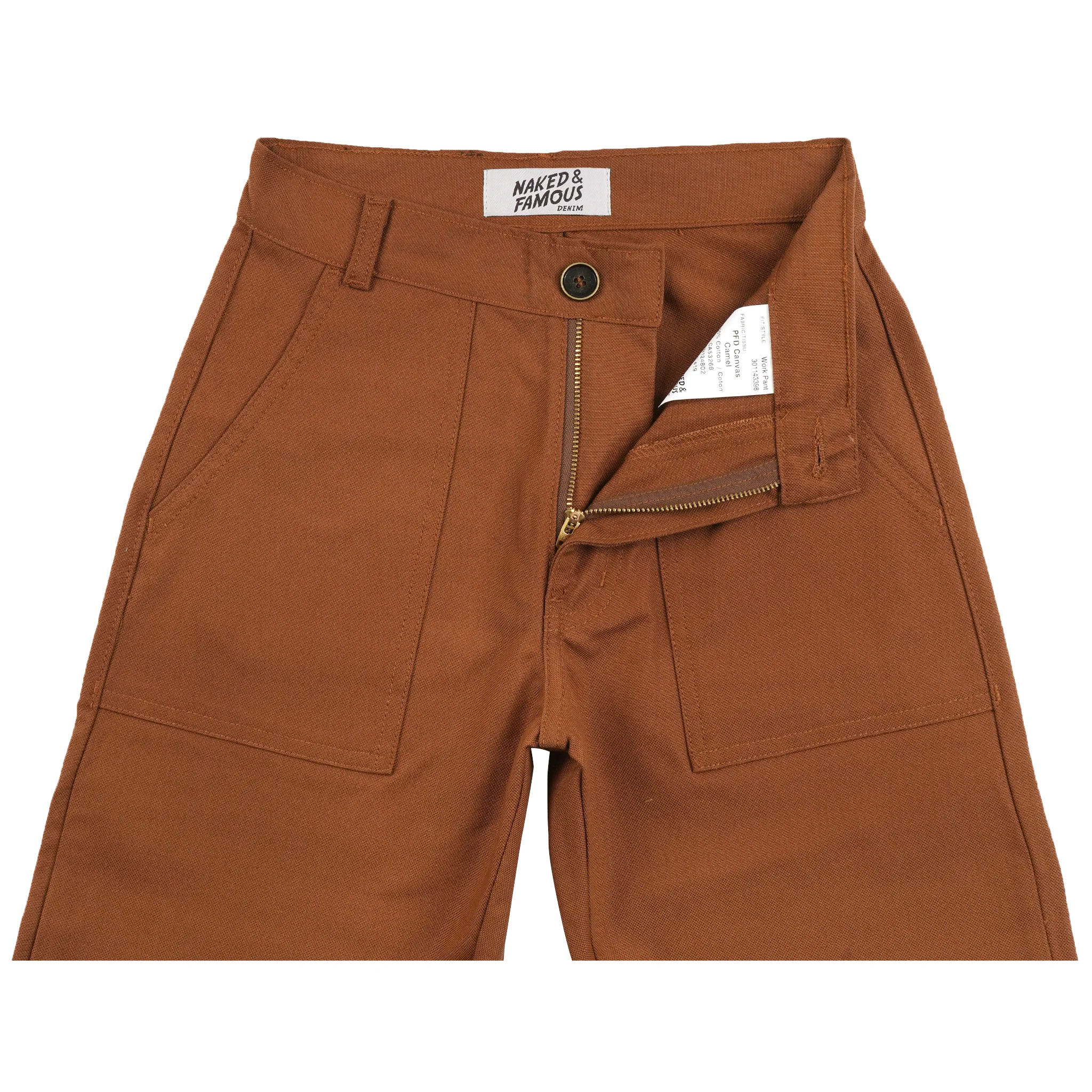 Women’s Fatigue Pant Brick Canvas - front