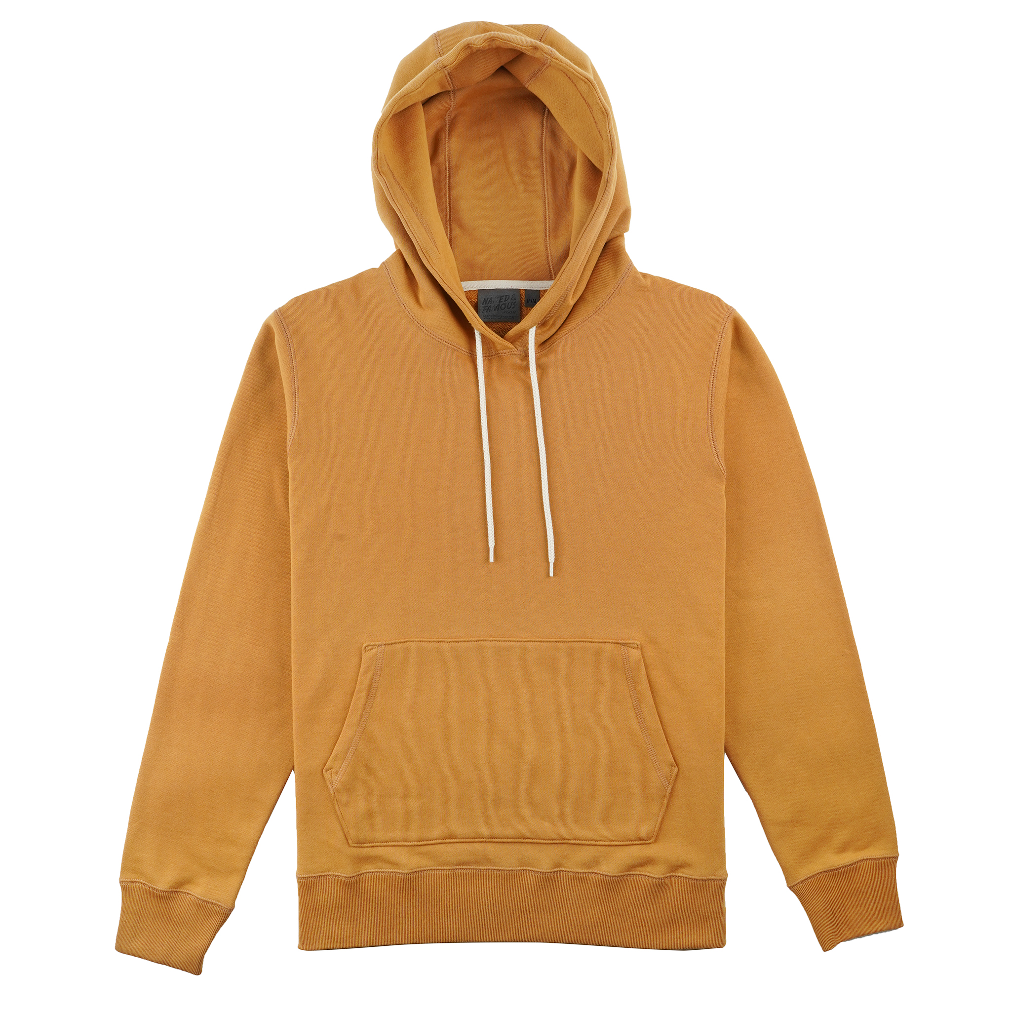  Pullover Hoodie Heavyweight Terry Amber - front 