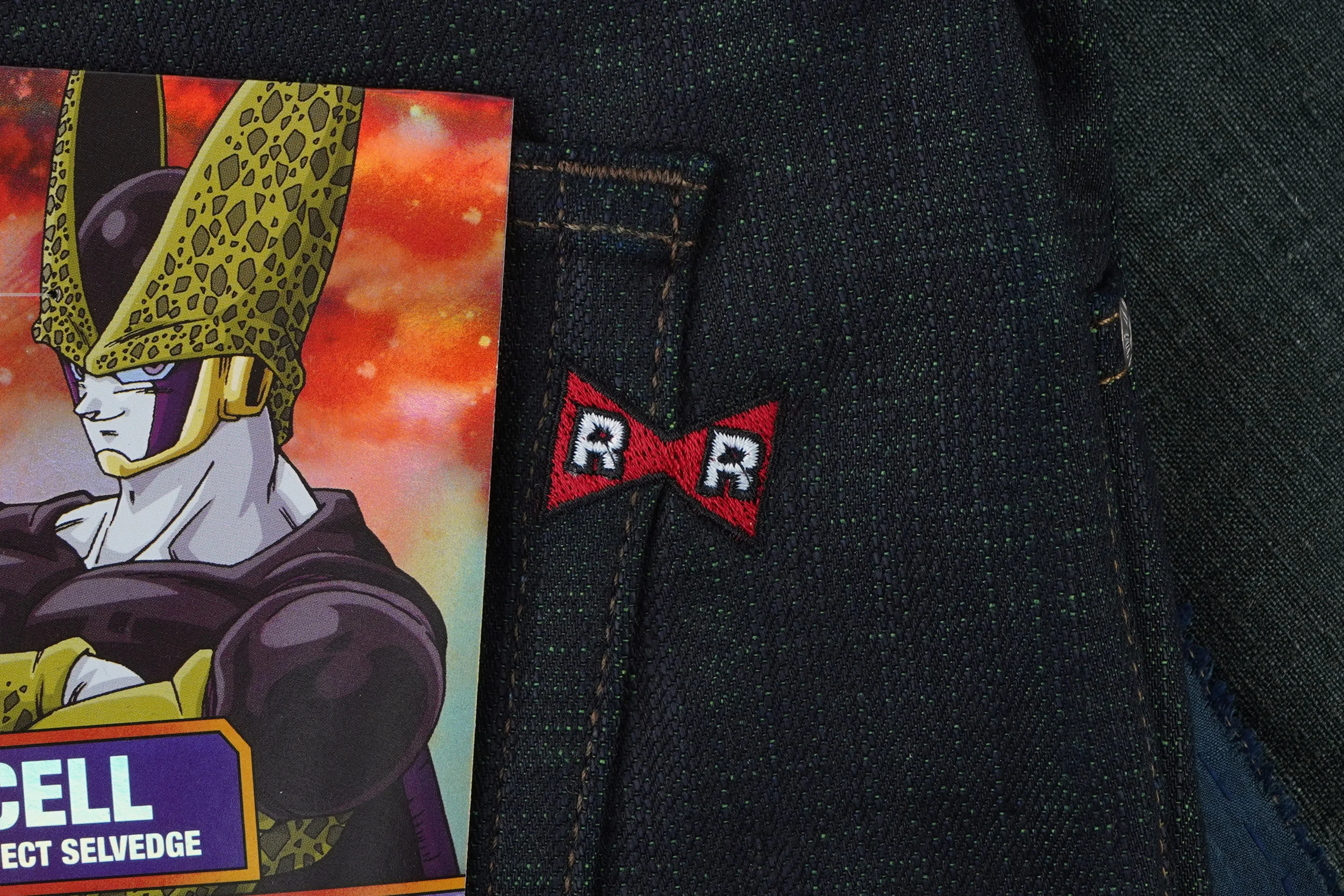 Cell Perfect Selvedge - Pocket Embroidery
