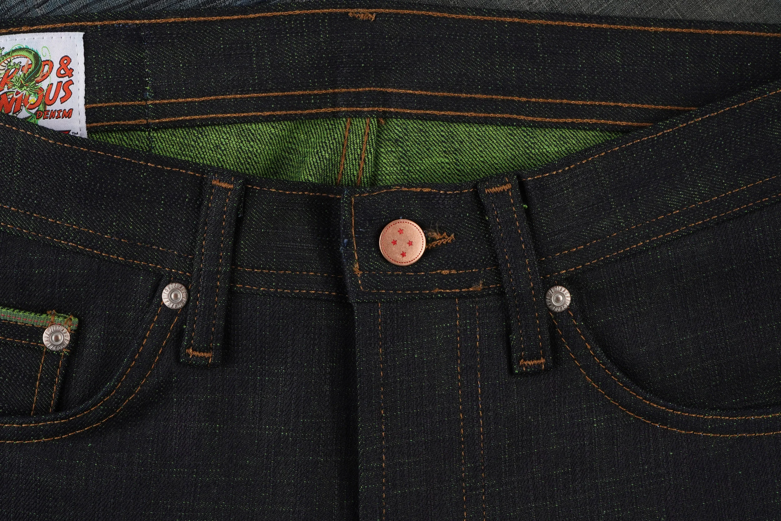 Cell Perfect Selvedge - Dragon Ball Button