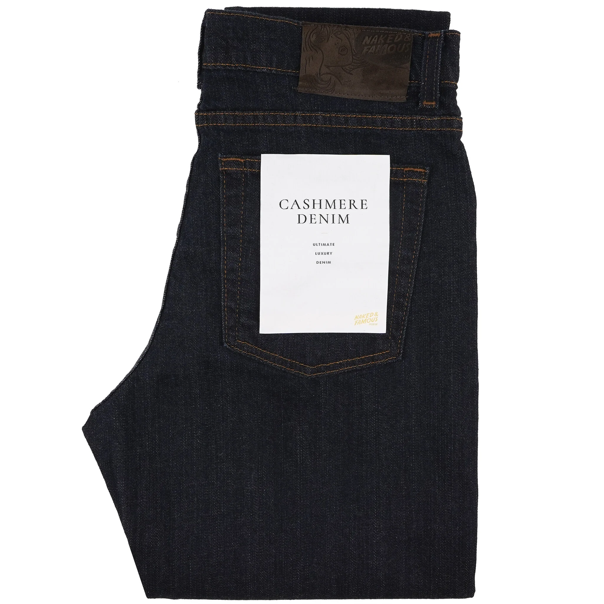 women’s Cashmere Stretch Denim - folded