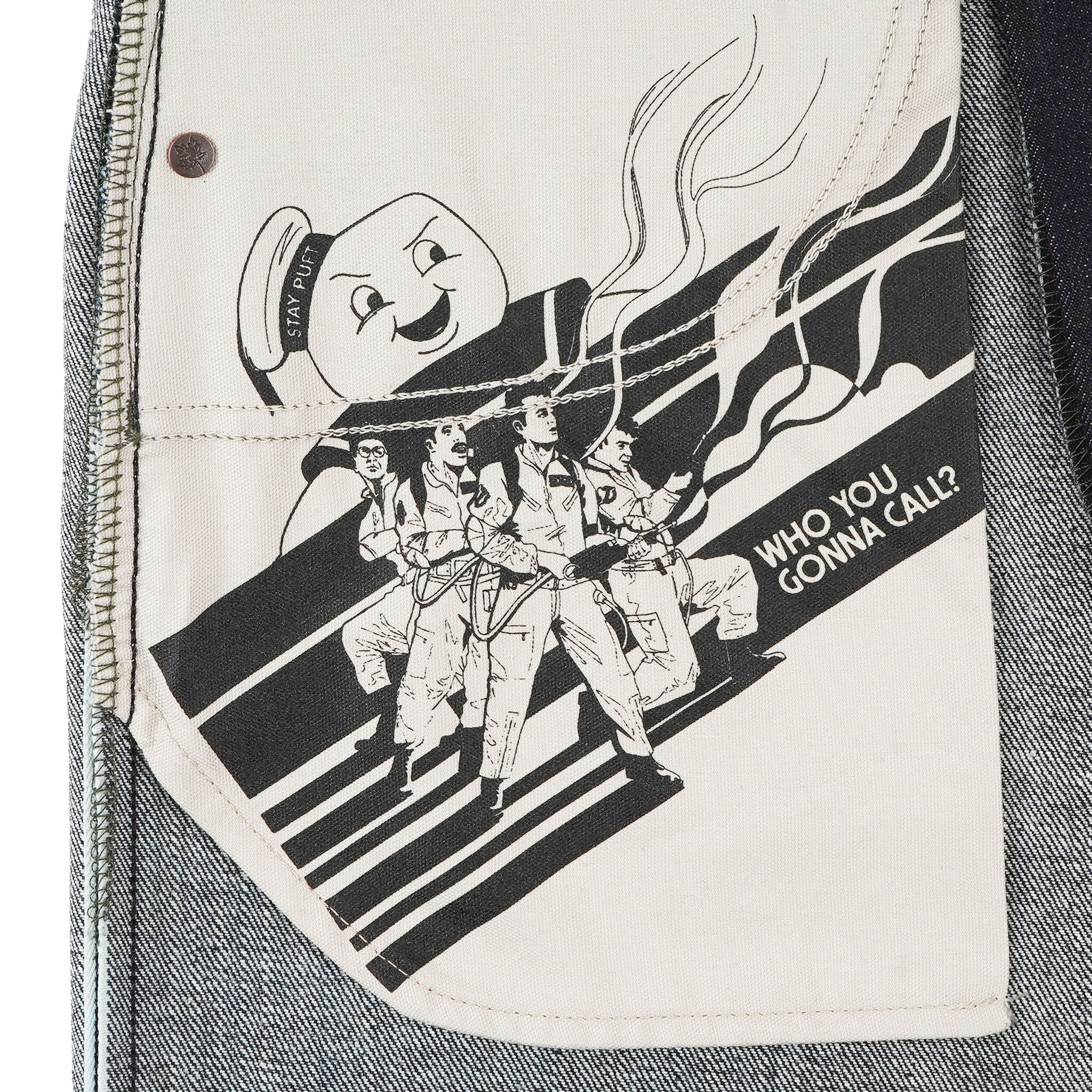  Ghostbusters Supernatural Selvedge jeans - pocket bag 