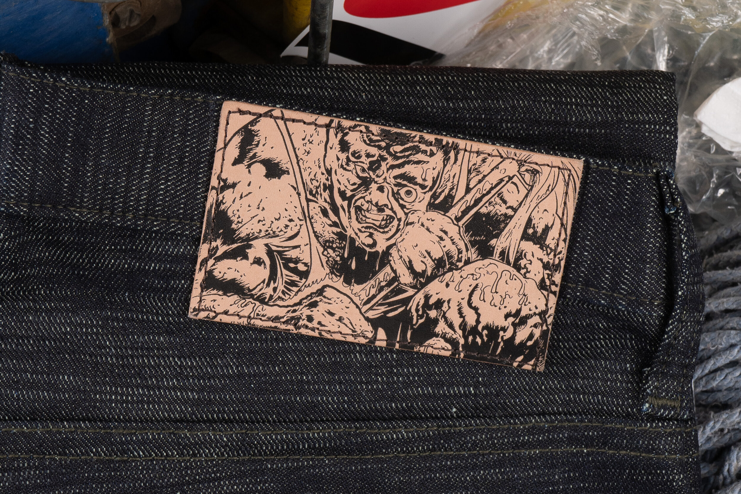 The Toxic Avenger Denim -  Leather Patch