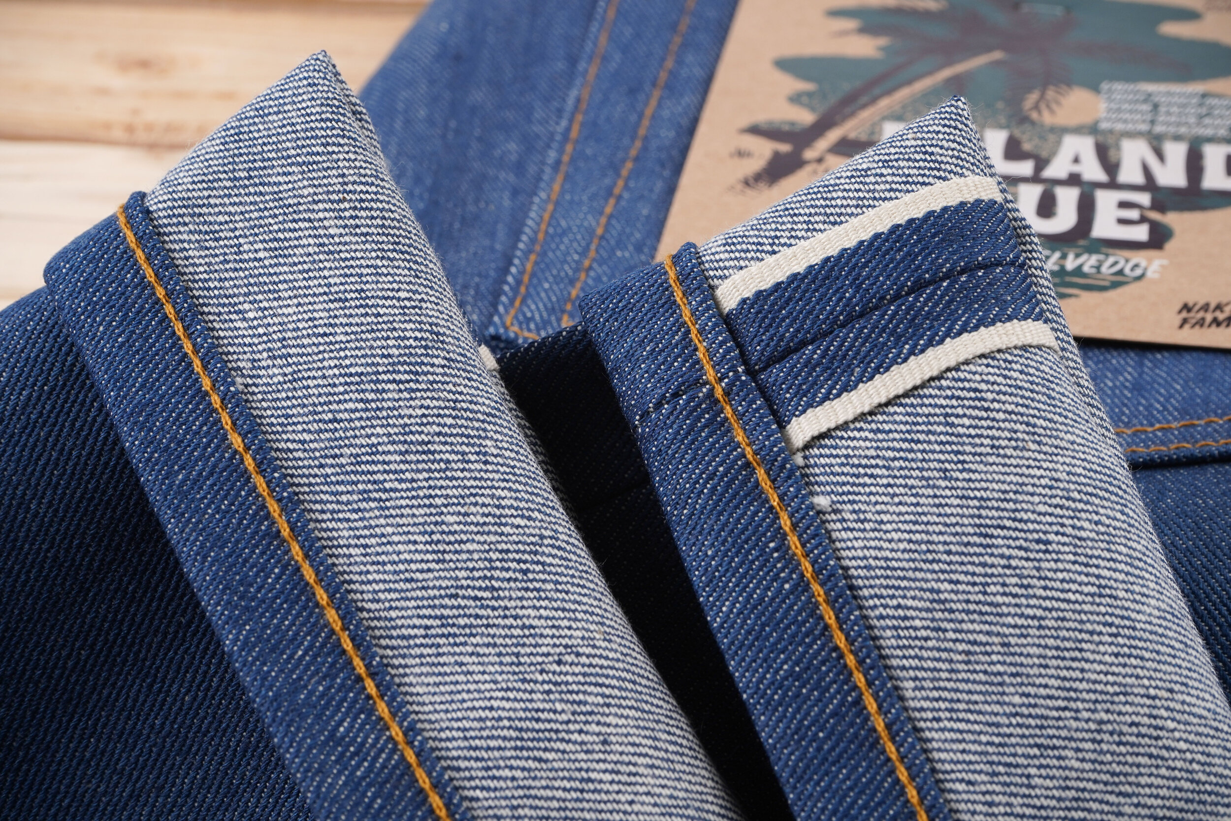 Island Blue Stretch Selvedge - Selvedge ID