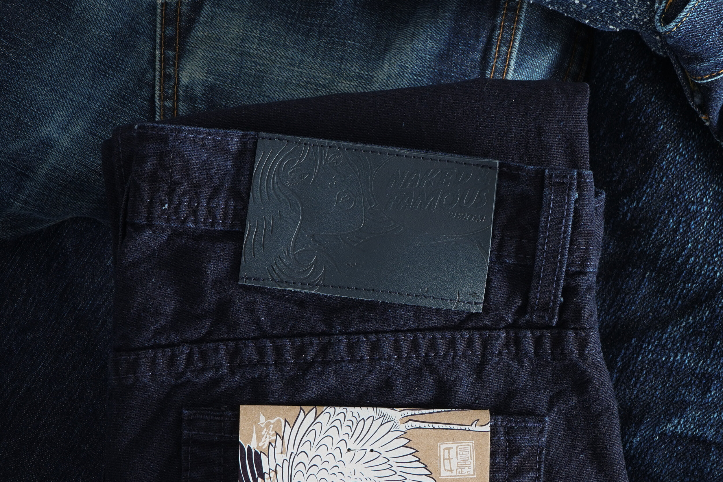 Indigo Tradition Canvas - Leather Patch