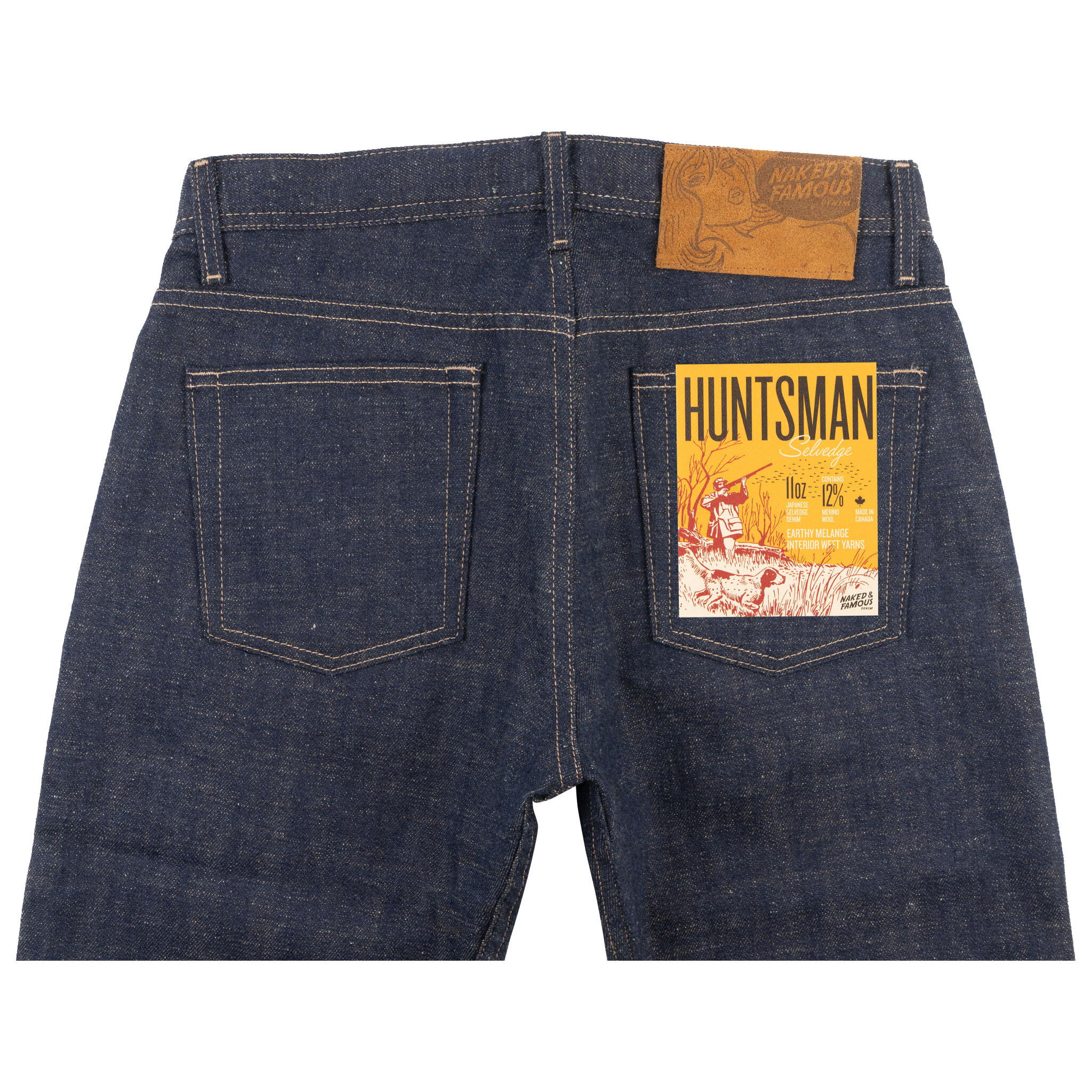  Huntsman Selvedge jeans - back 