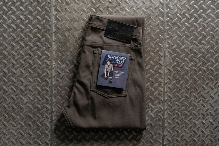 Blackened Steel Selvedge Duck Canvas