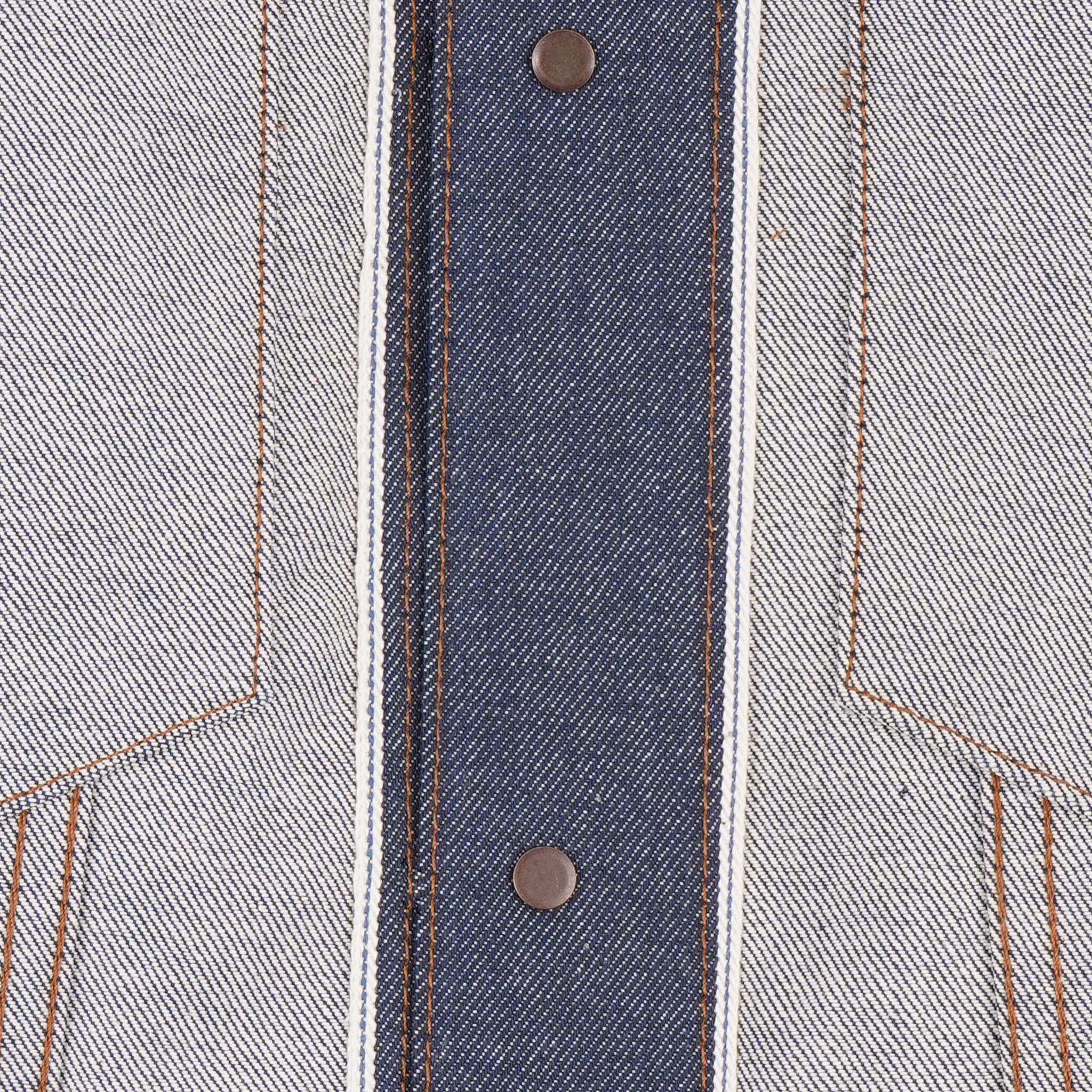  Natural Indigo Selvedge Denim Jacket - interior 