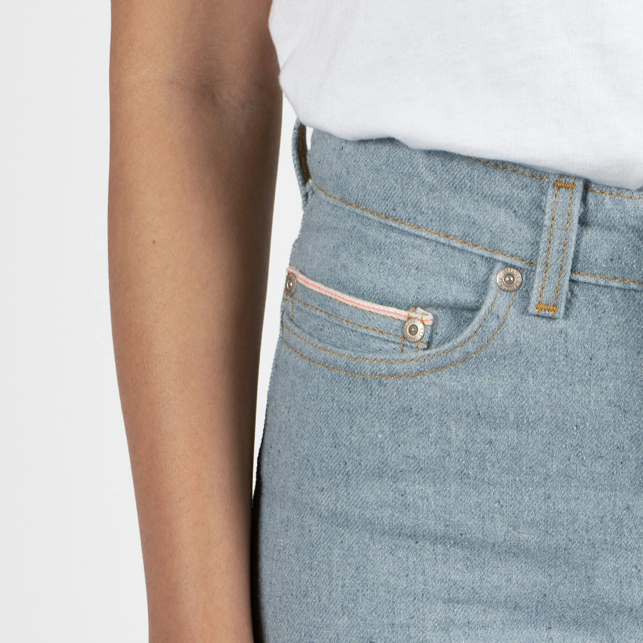 Women's Recycled Selvedge - Stone Blue 