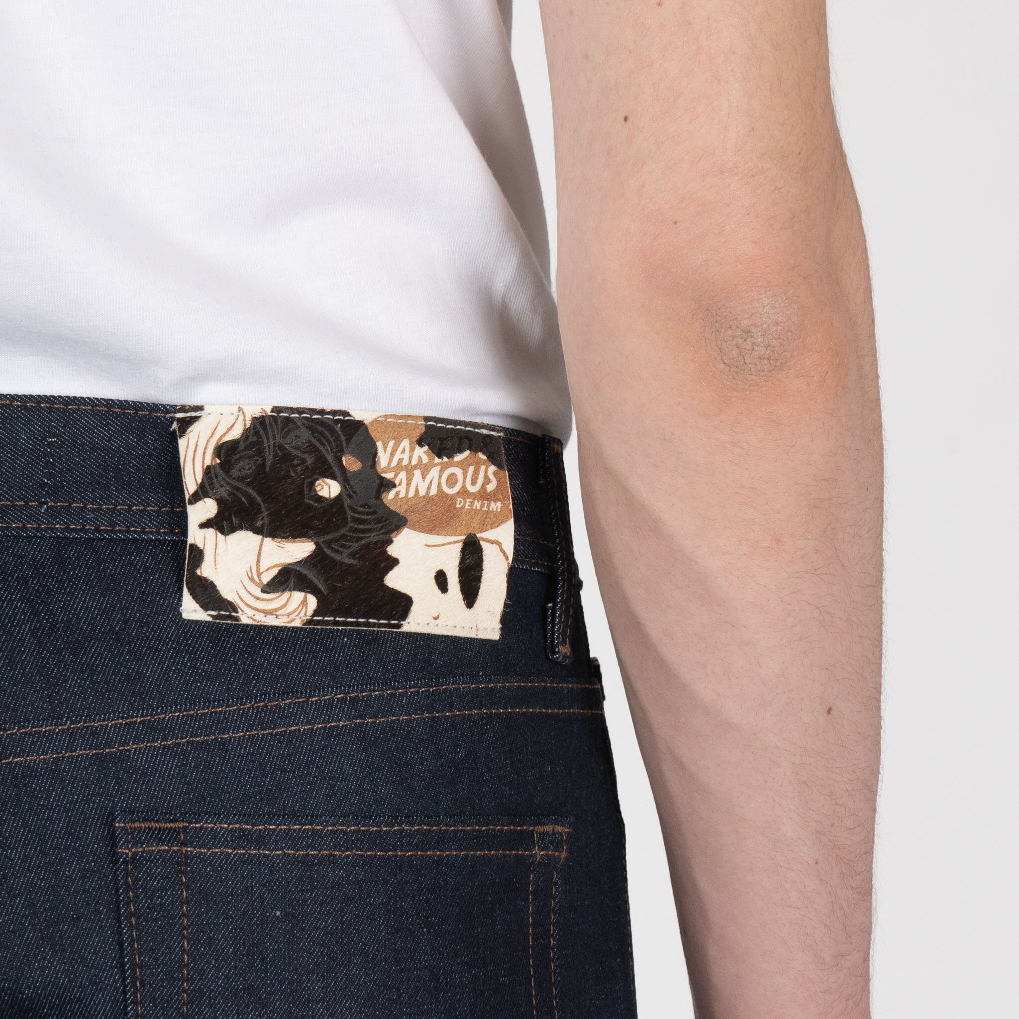 Milk Selvedge Jeans - patch