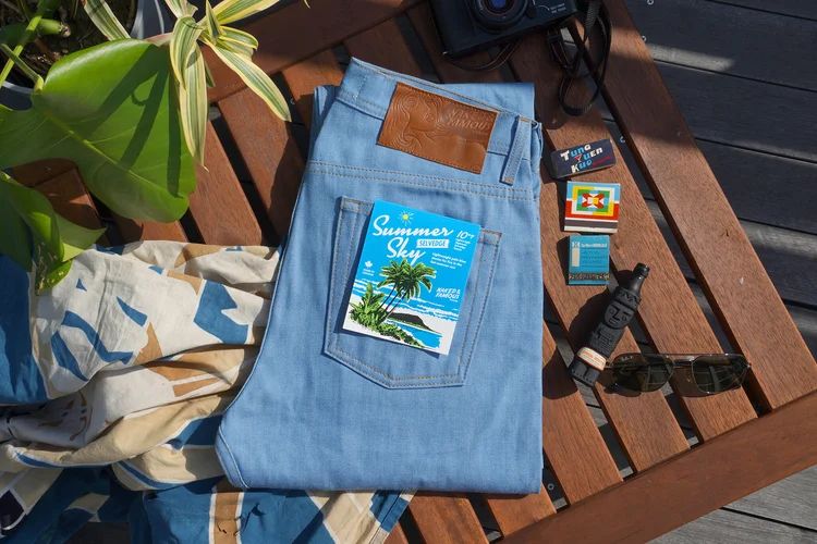 Summer Sky Selvedge