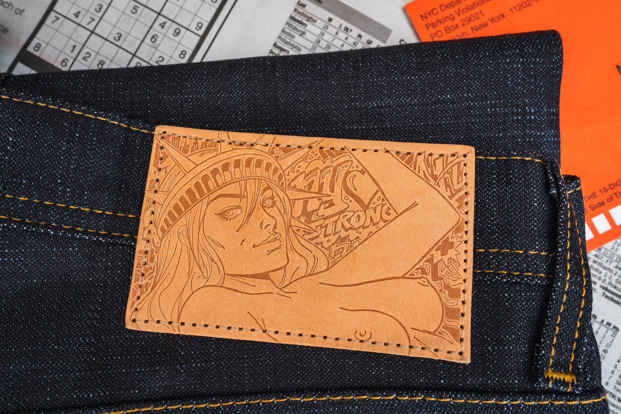 Empire State Selvedge - Leather Patch