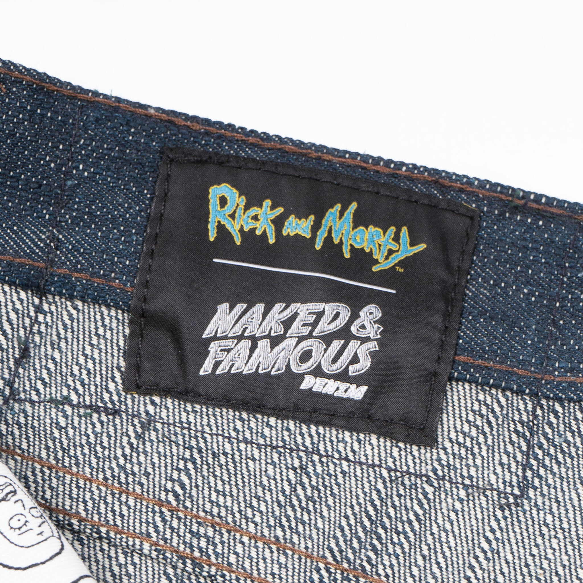  Picckle Rick “Solenya” Selvedge jeans - dual branded logo 