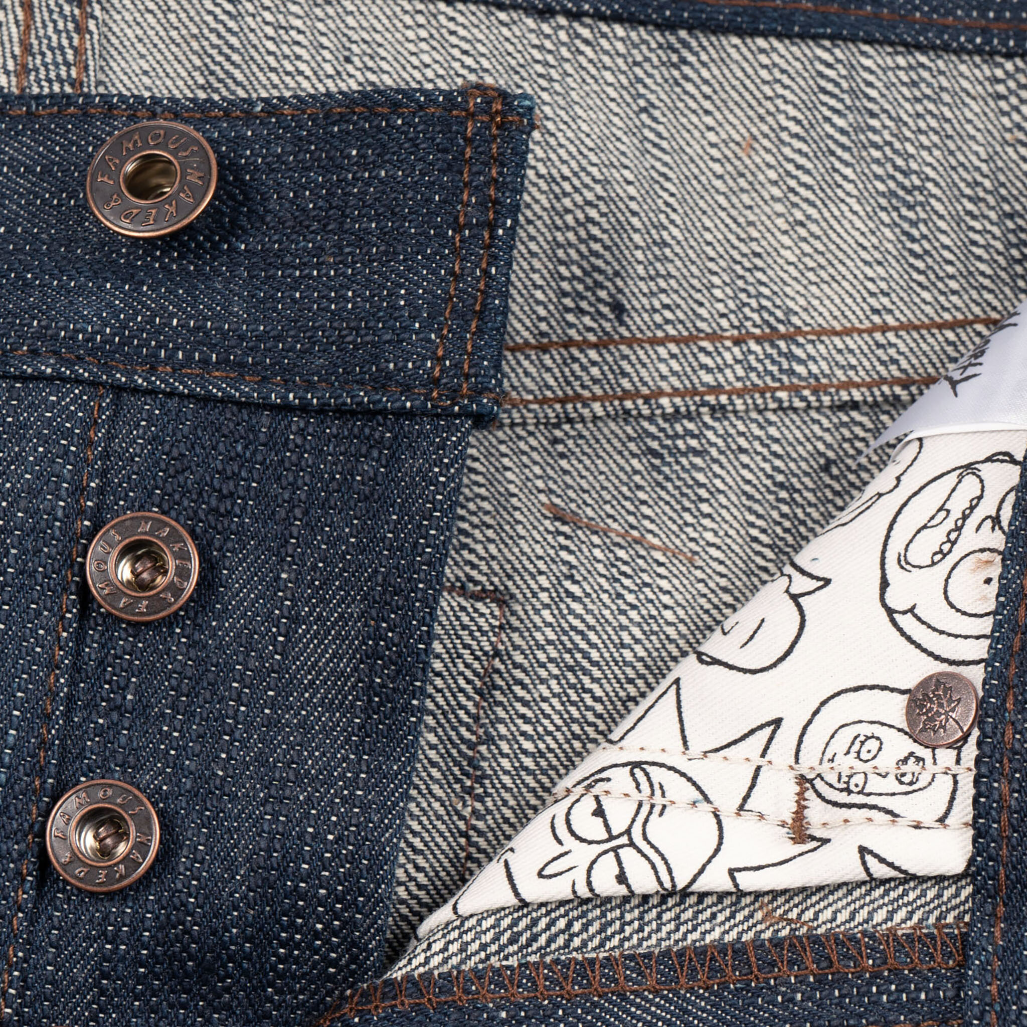  Picckle Rick “Solenya” Selvedge jeans - button fly 