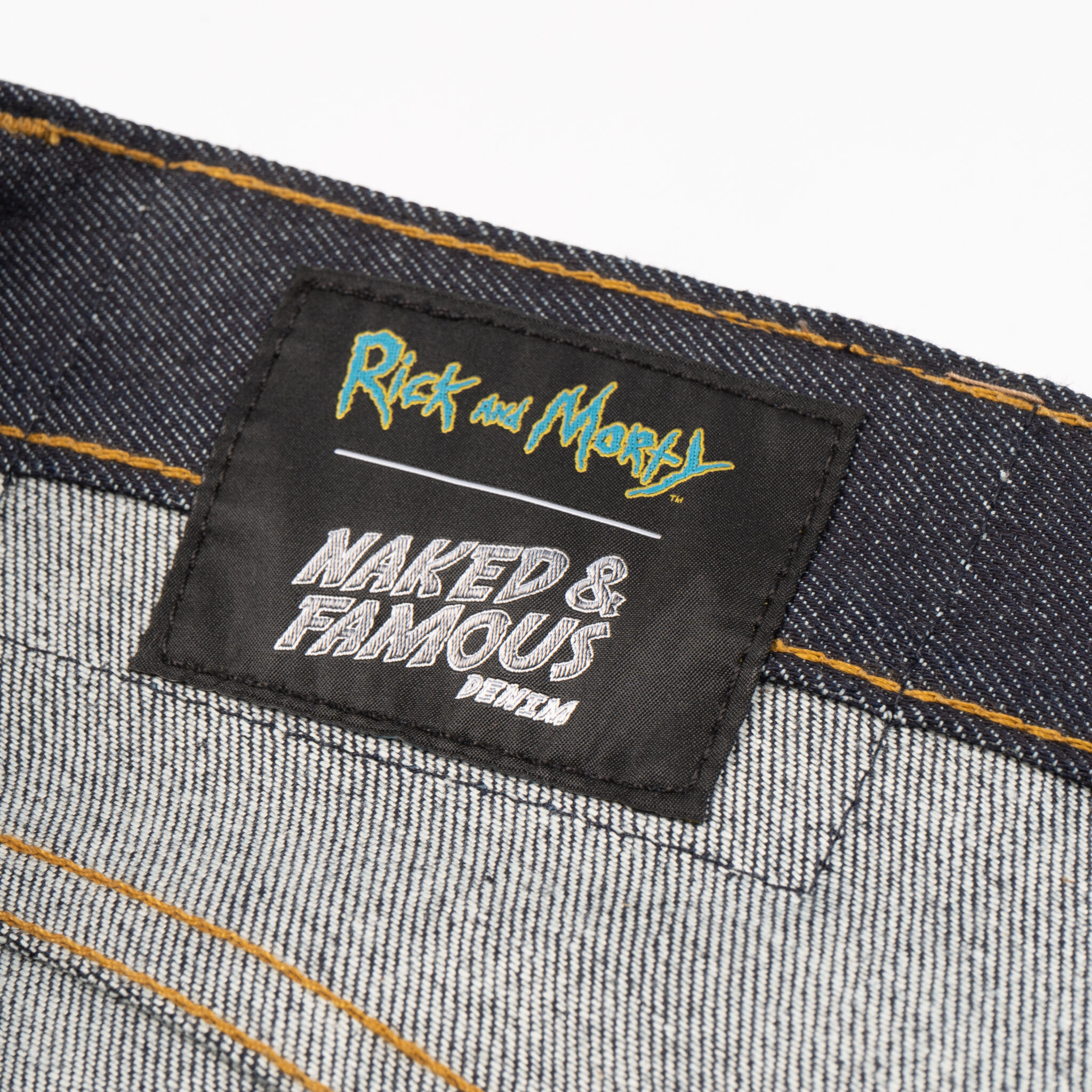  Morty Smith “Aww Geez” Selvedge jeans - dual branded label 