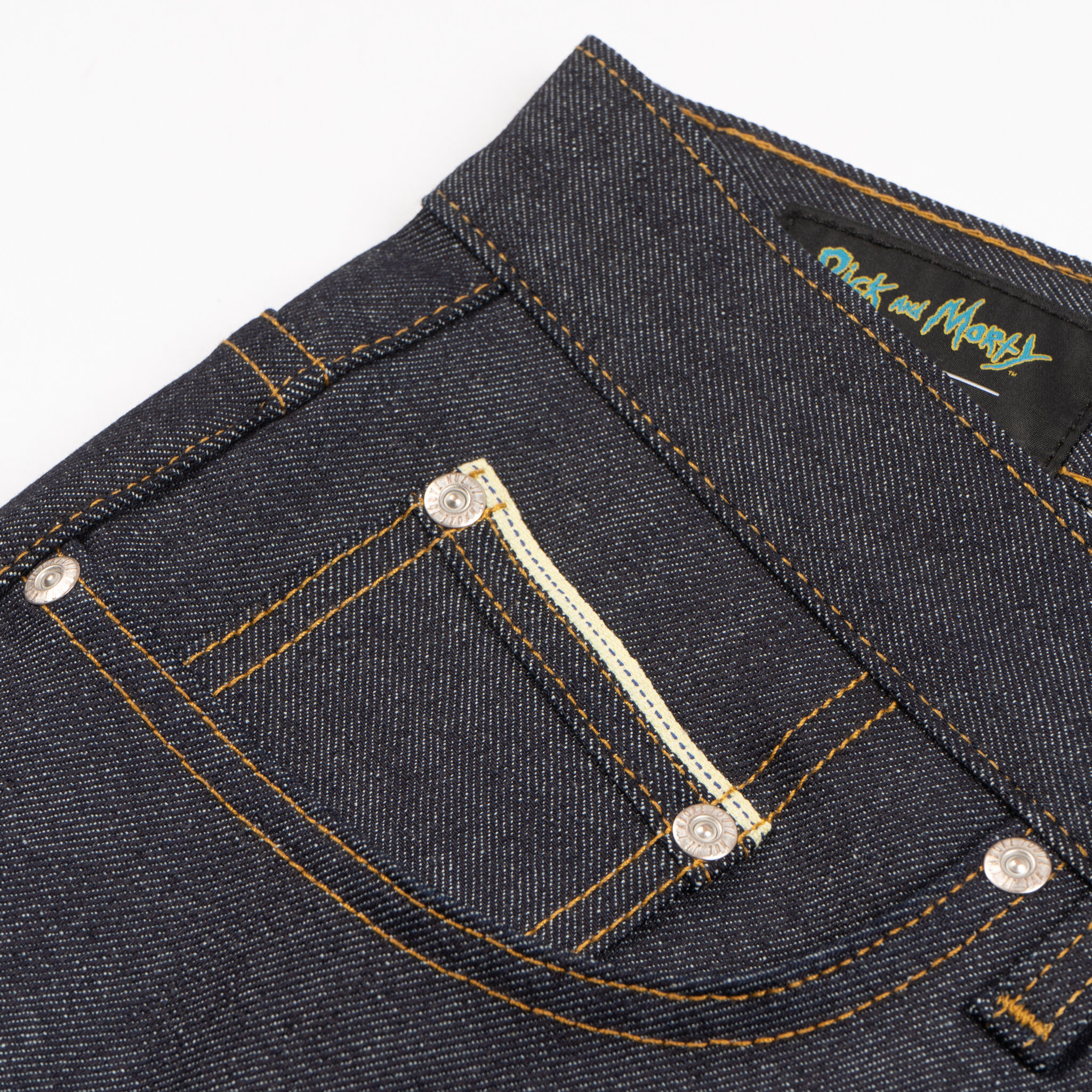  Morty Smith “Aww Geez” Selvedge jeans - coin pocket 