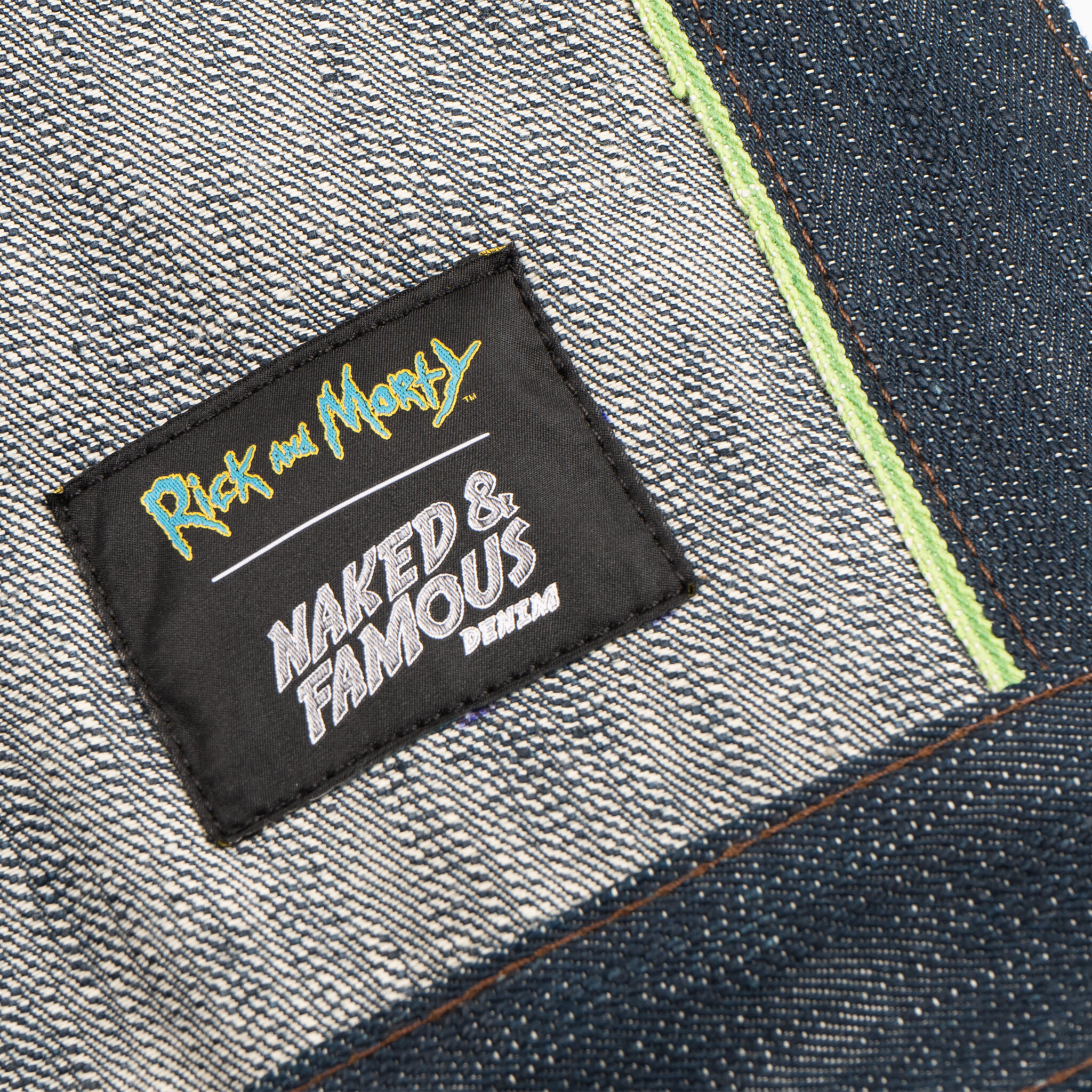  Picckle Rick “Solenya” Selvedge Denim Jacket - dual branded logo 