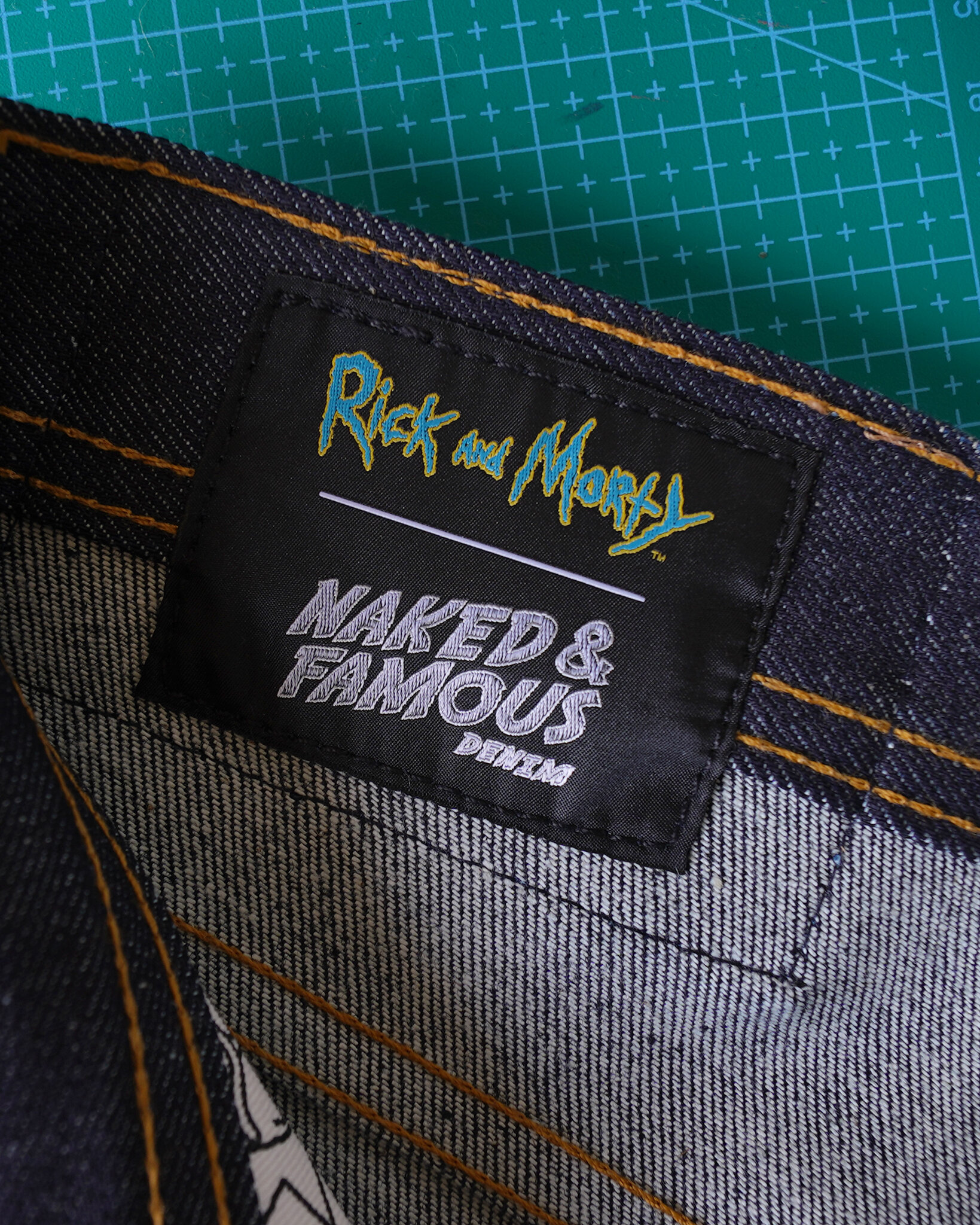 Morty Smith Aww Geez Selvedge - Logo