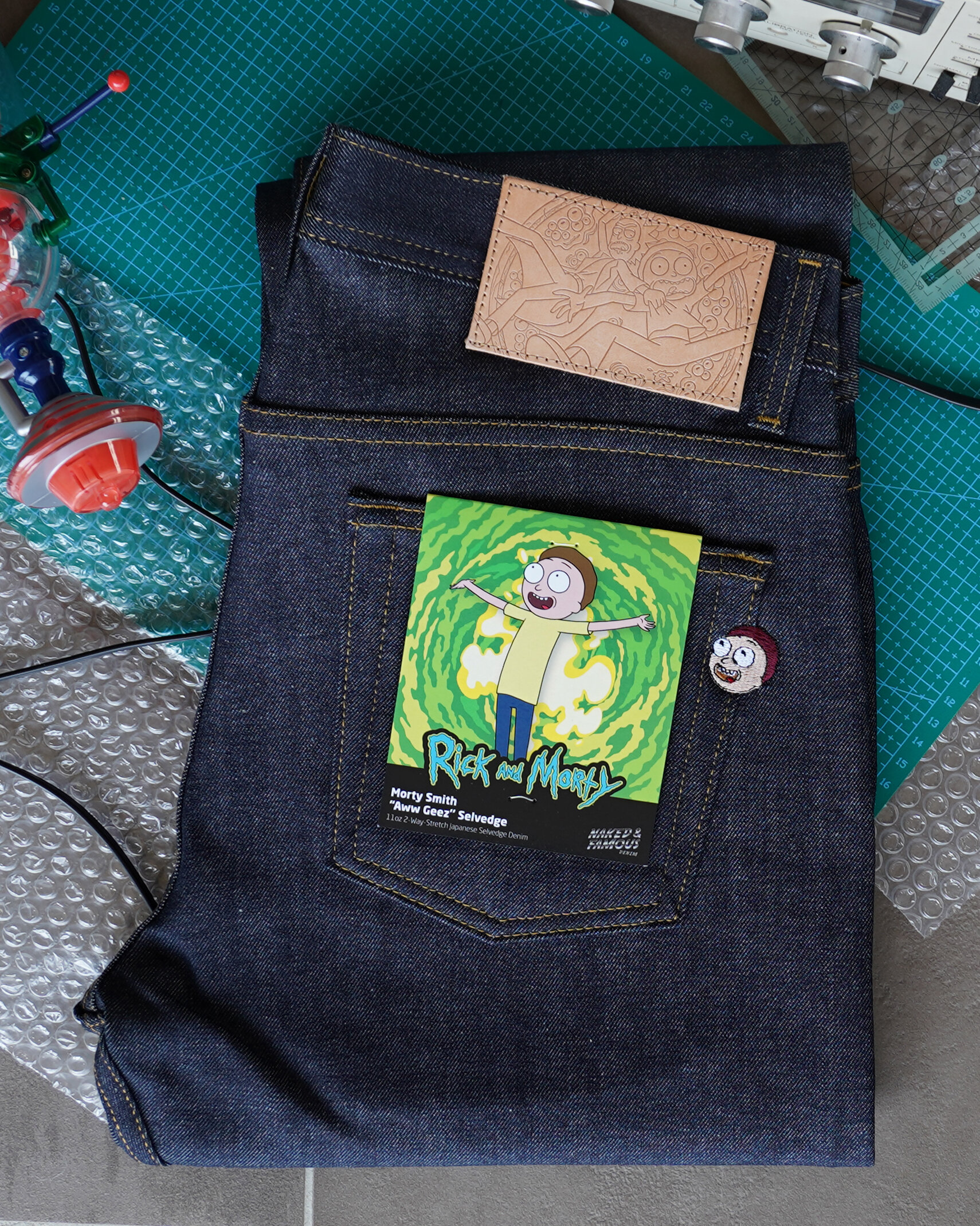 Morty Smith Aww Geez Selvedge - Folded Flat