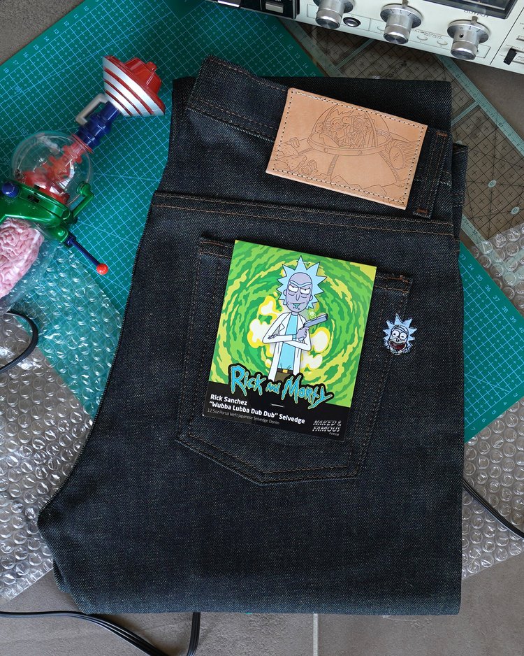 Rick Sanchez Wubba Lubba Dub Dub Selvedge