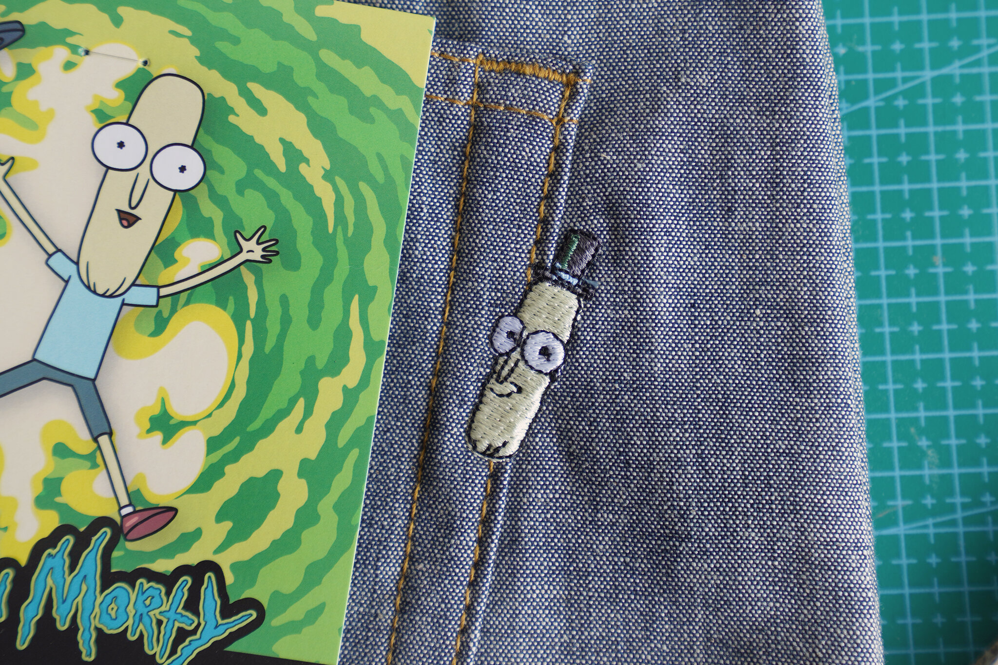 Mr. Poopy Butthole "Ohh Wee" Selvedge - Embroidery 