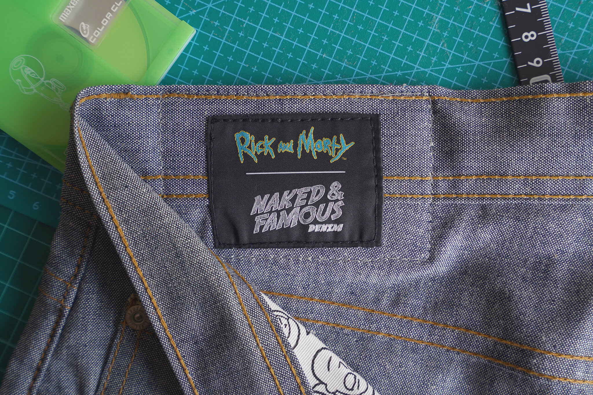 Mr. Poopy Butthole "Ohh Wee" Selvedge - Logo