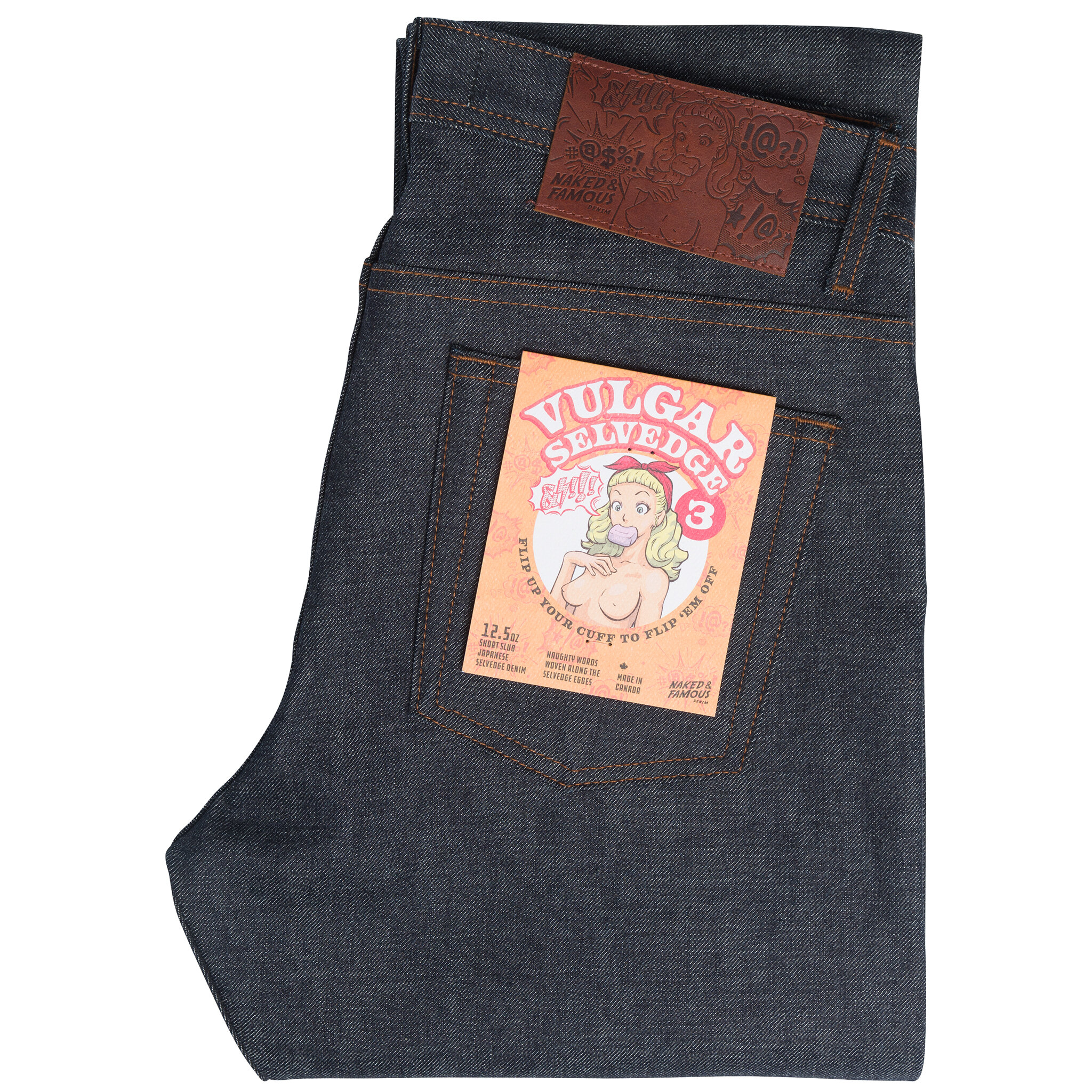  Vulgar Selvedge 3 jeans - folded 