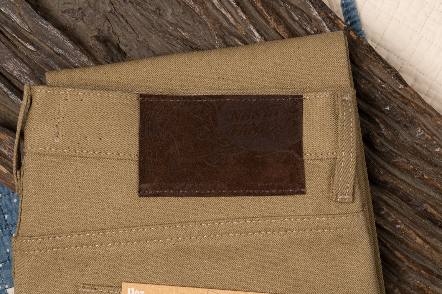 Harvest Selvedge - Leather Patch