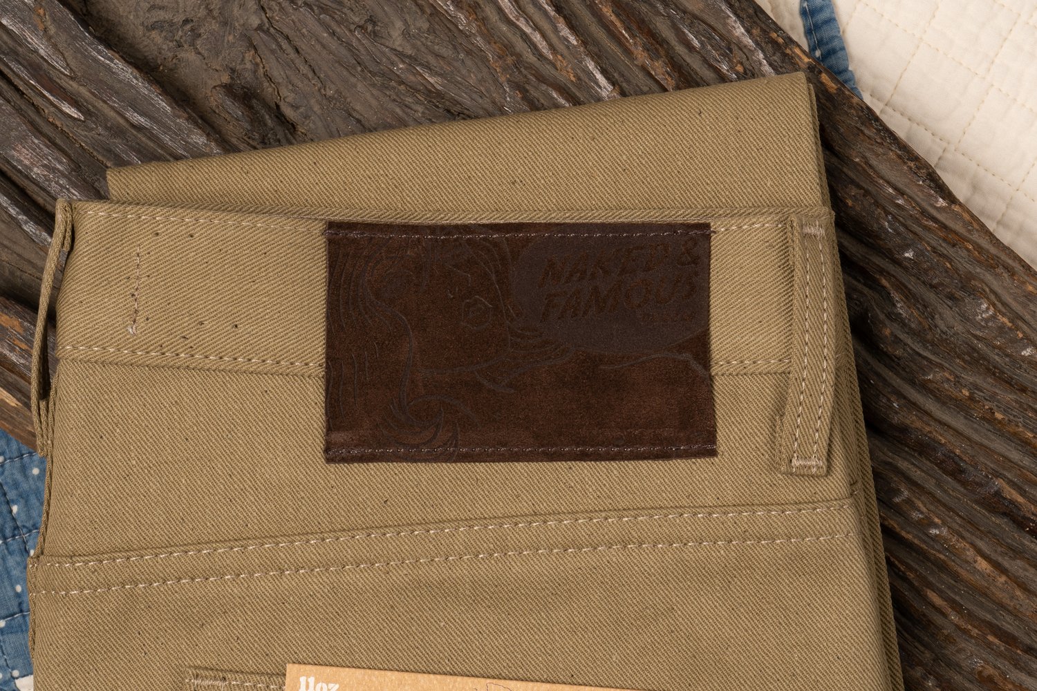 Selvedge de récolte - Patch en cuir