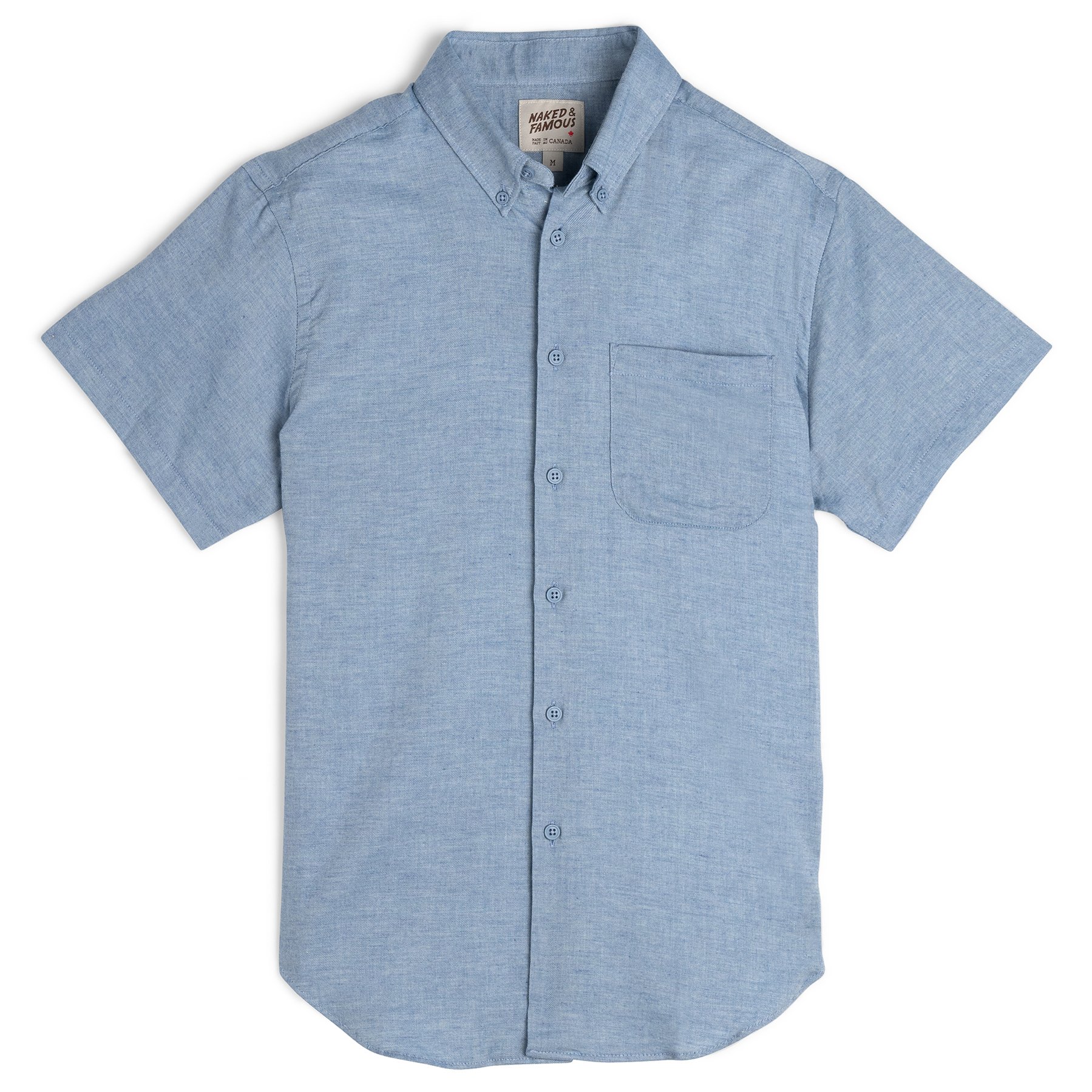 Short Sleeve Easy Shirt - Organic Cotton Twill | Naked & Famous Denim