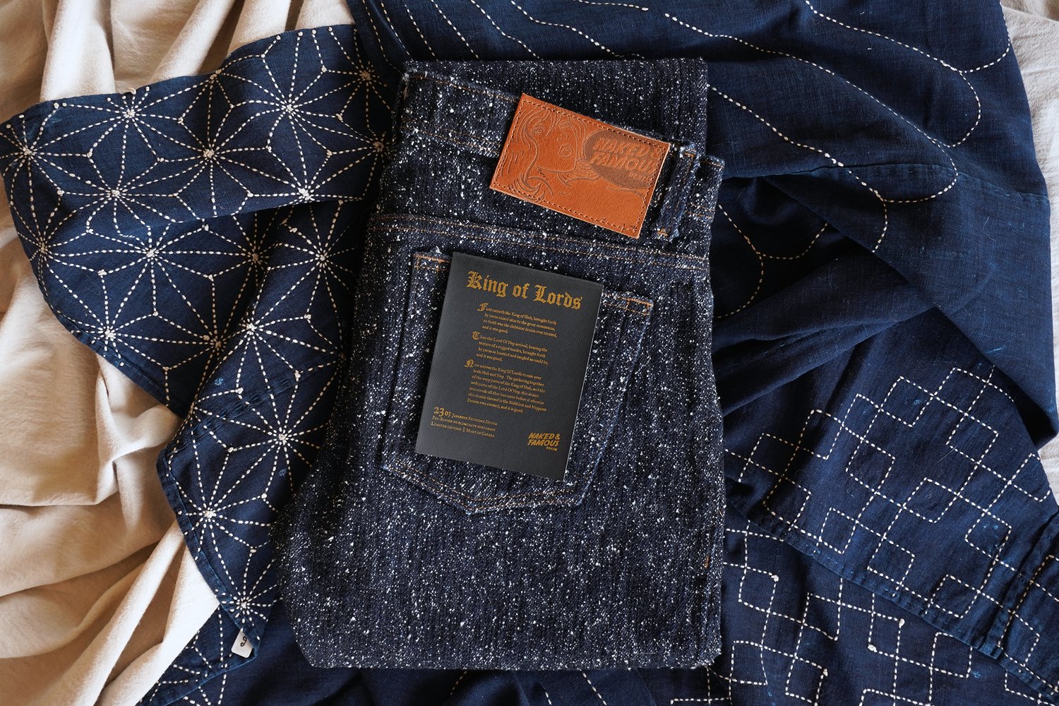 King Of Lords Selvedge - Folded Flat