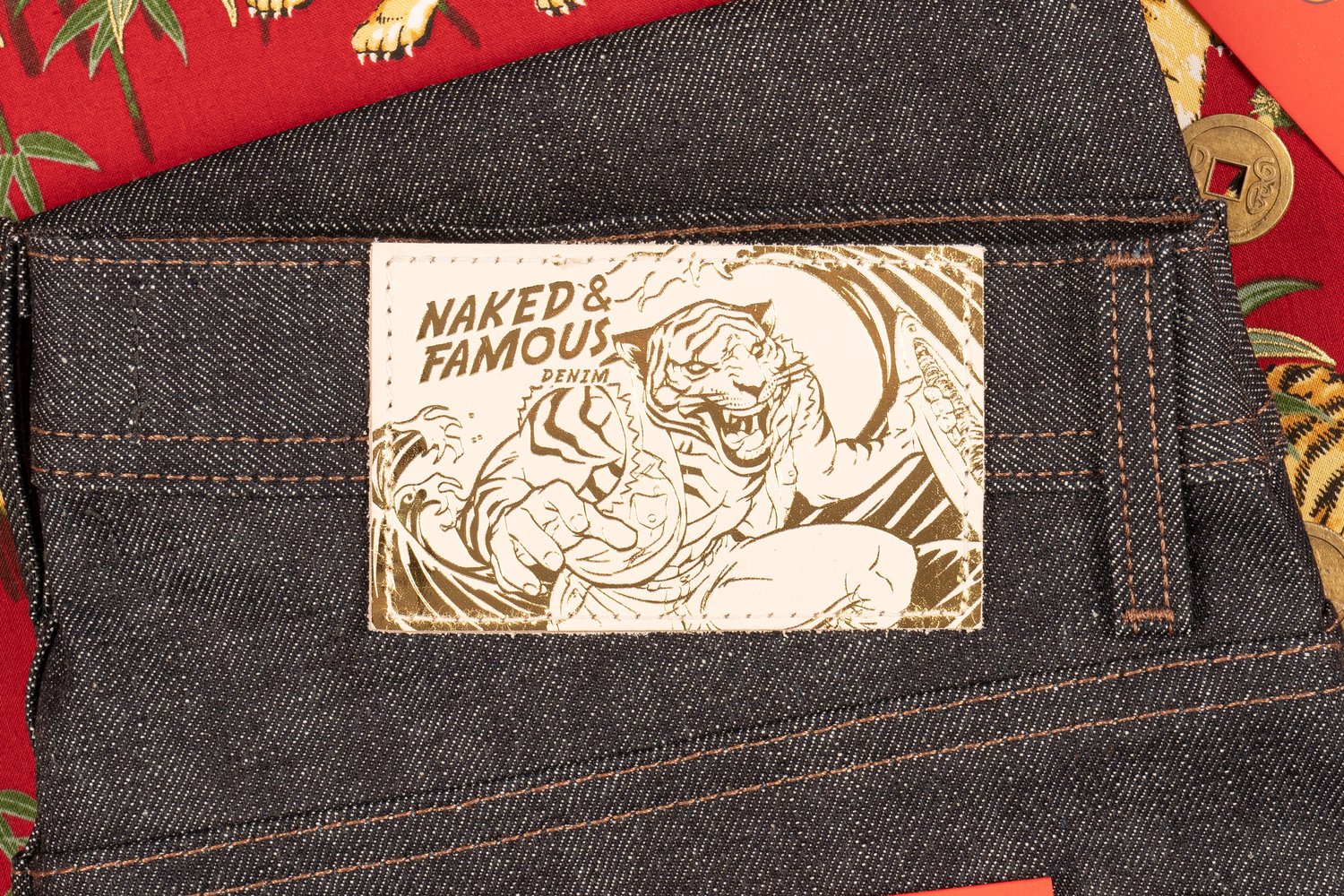 Chinese New Year - Water Tiger - Leather Patch